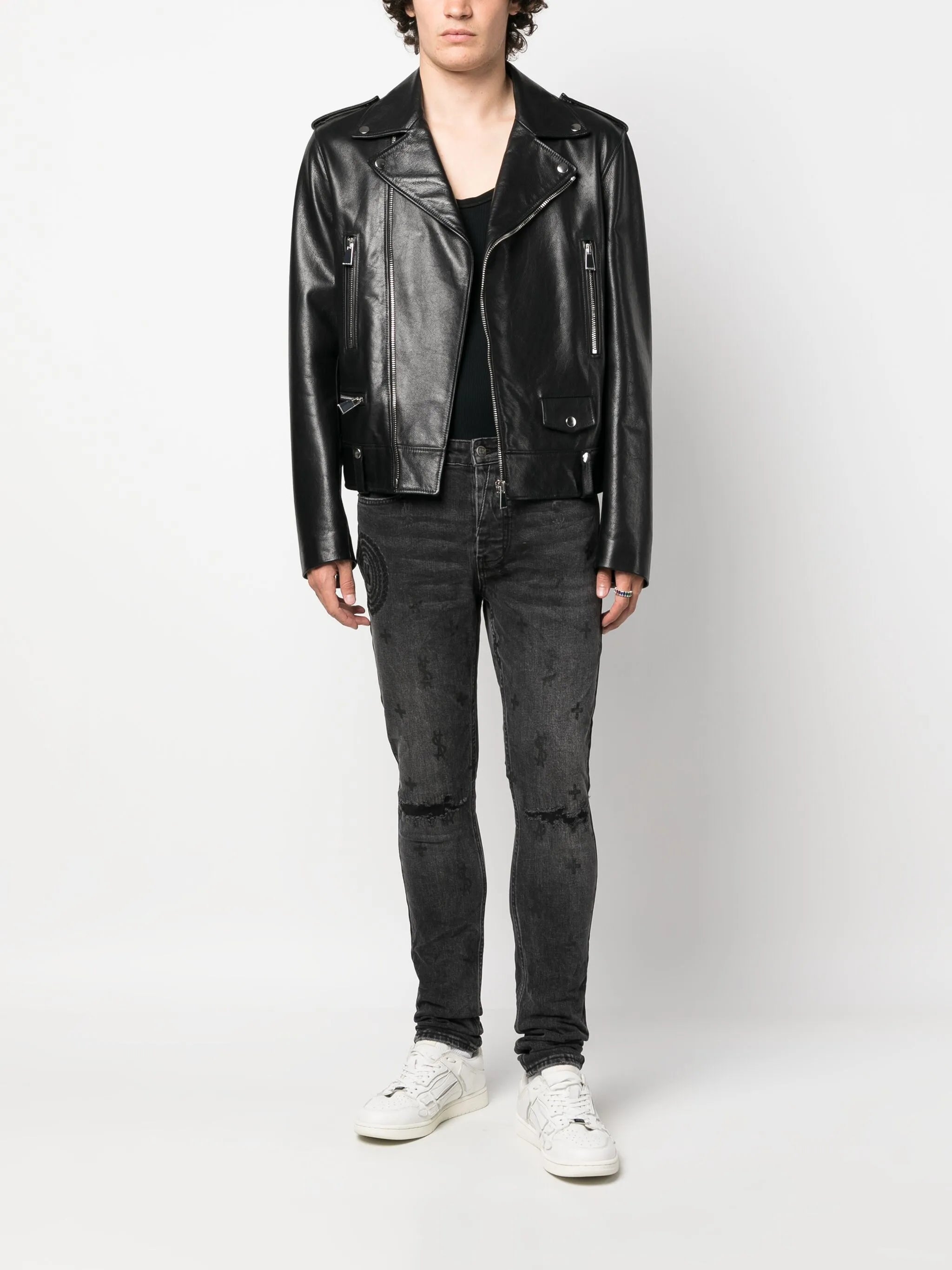 Chitch Ashes Trashed distressed jeans