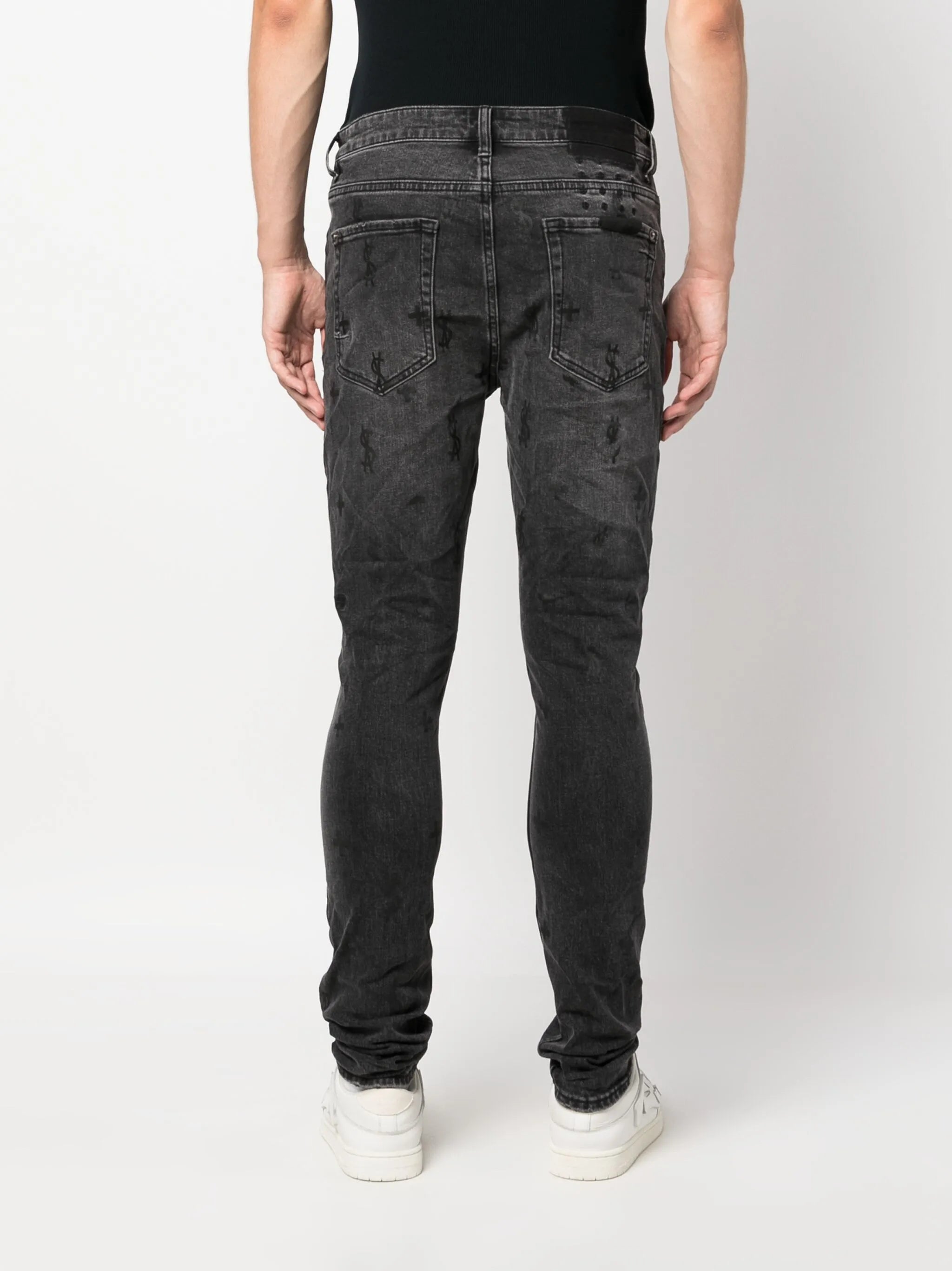 Chitch Ashes Trashed distressed jeans