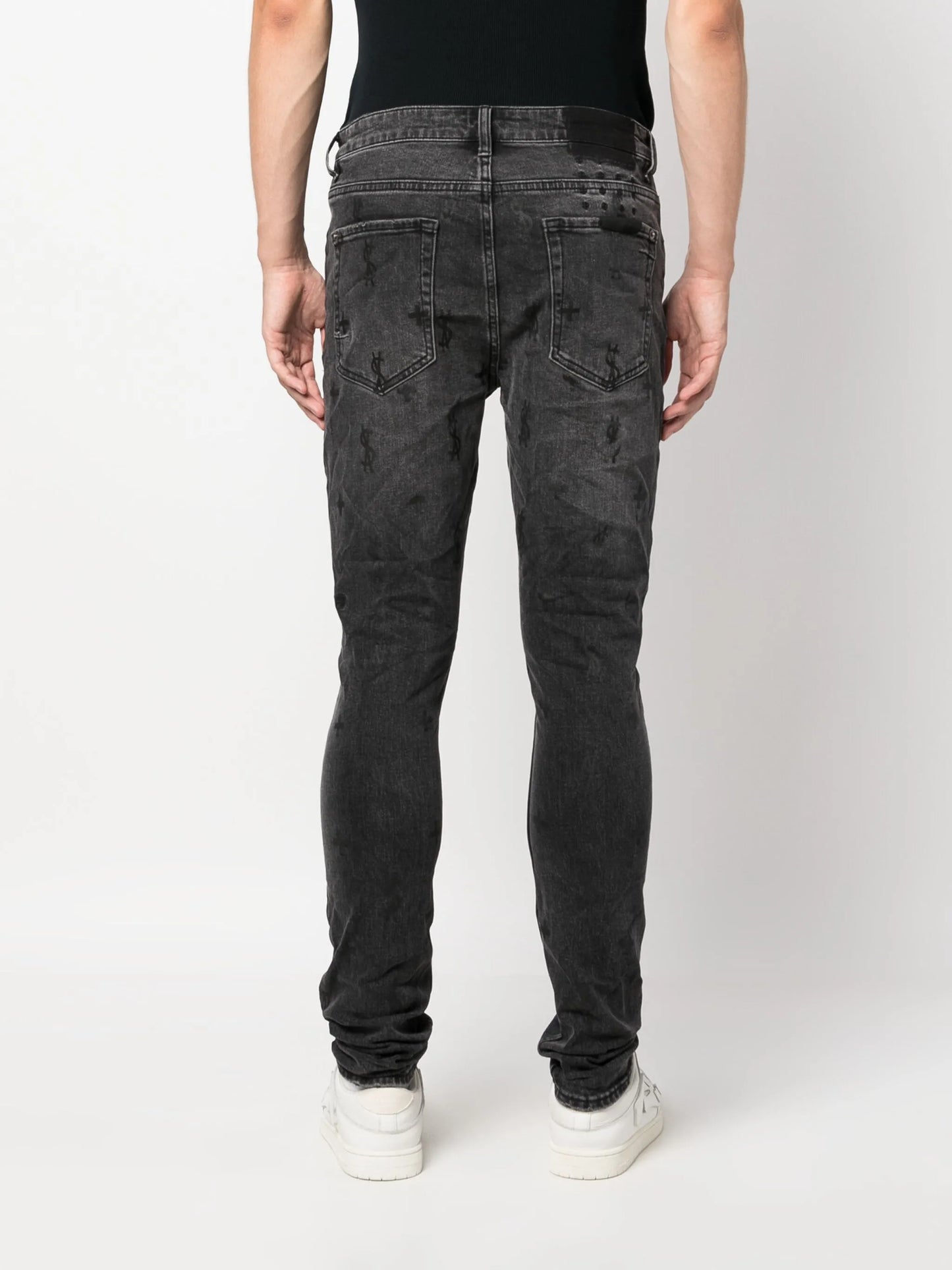 Chitch Ashes Trashed distressed jeans