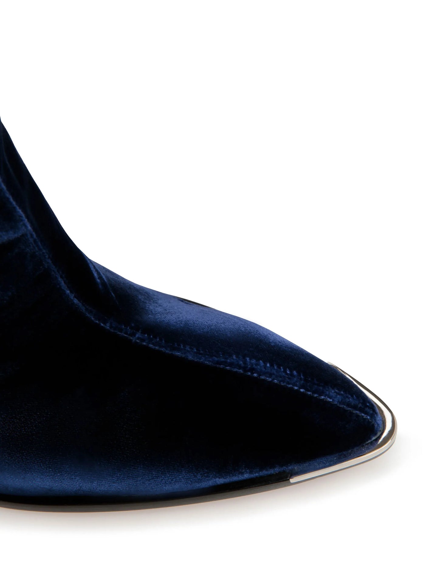 Hedy velvet pointed-toe boots