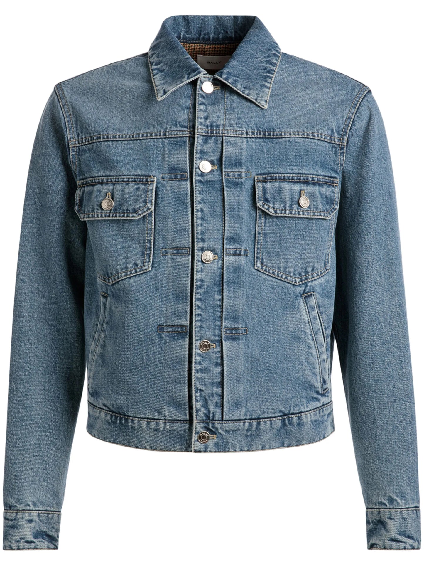 flap-pocket denim jacket