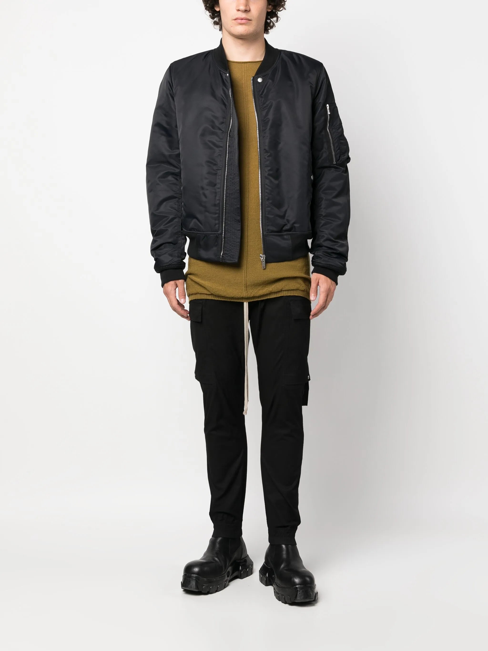 Classic Flight padded bomber jacket