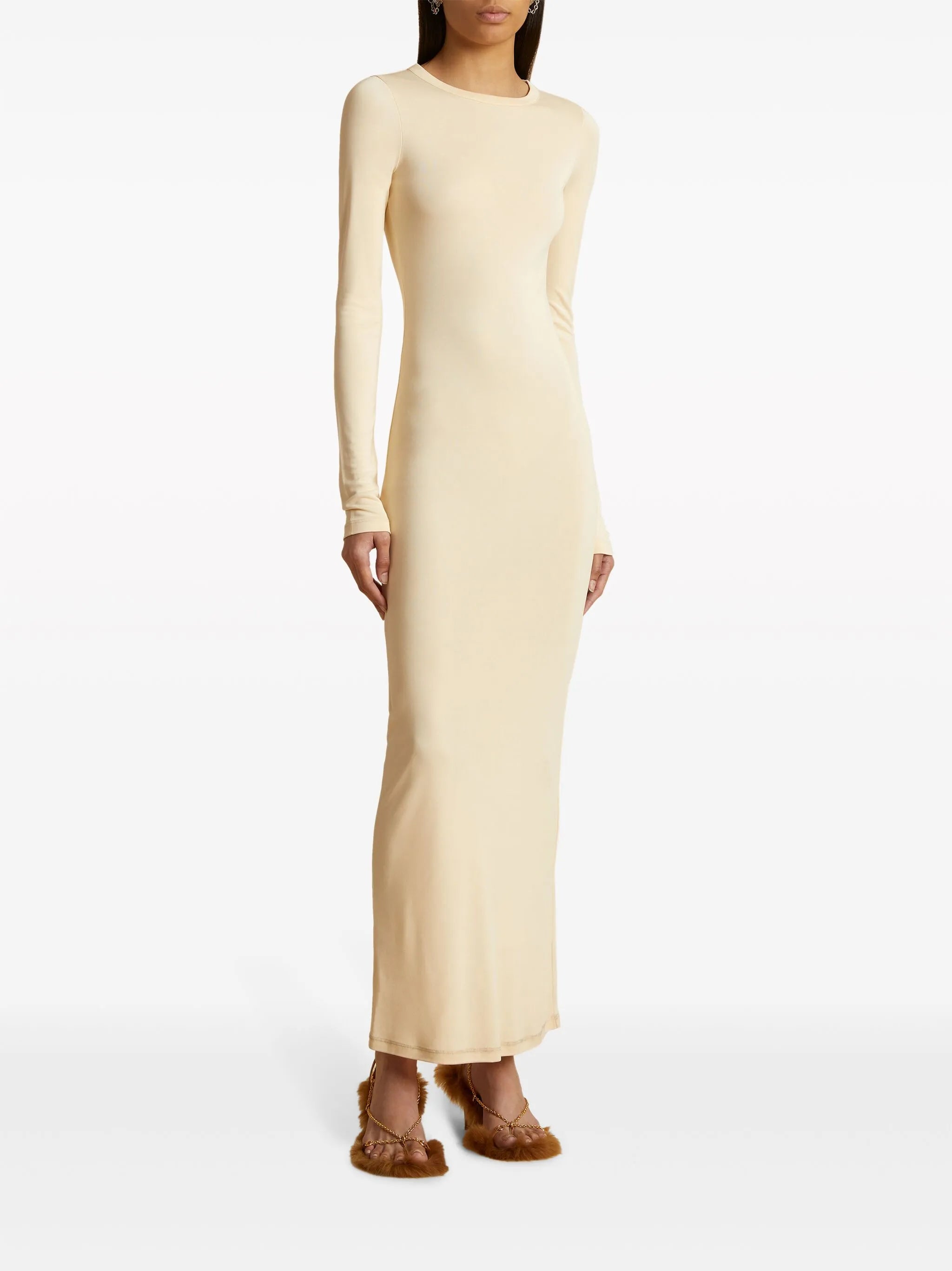 Bayra long-sleeve maxi dress