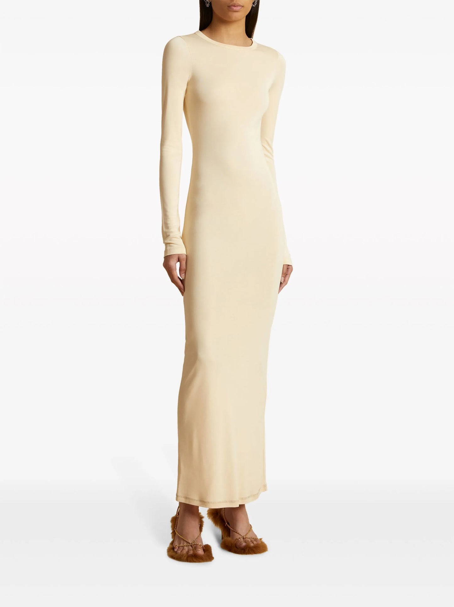 Bayra long-sleeve maxi dress