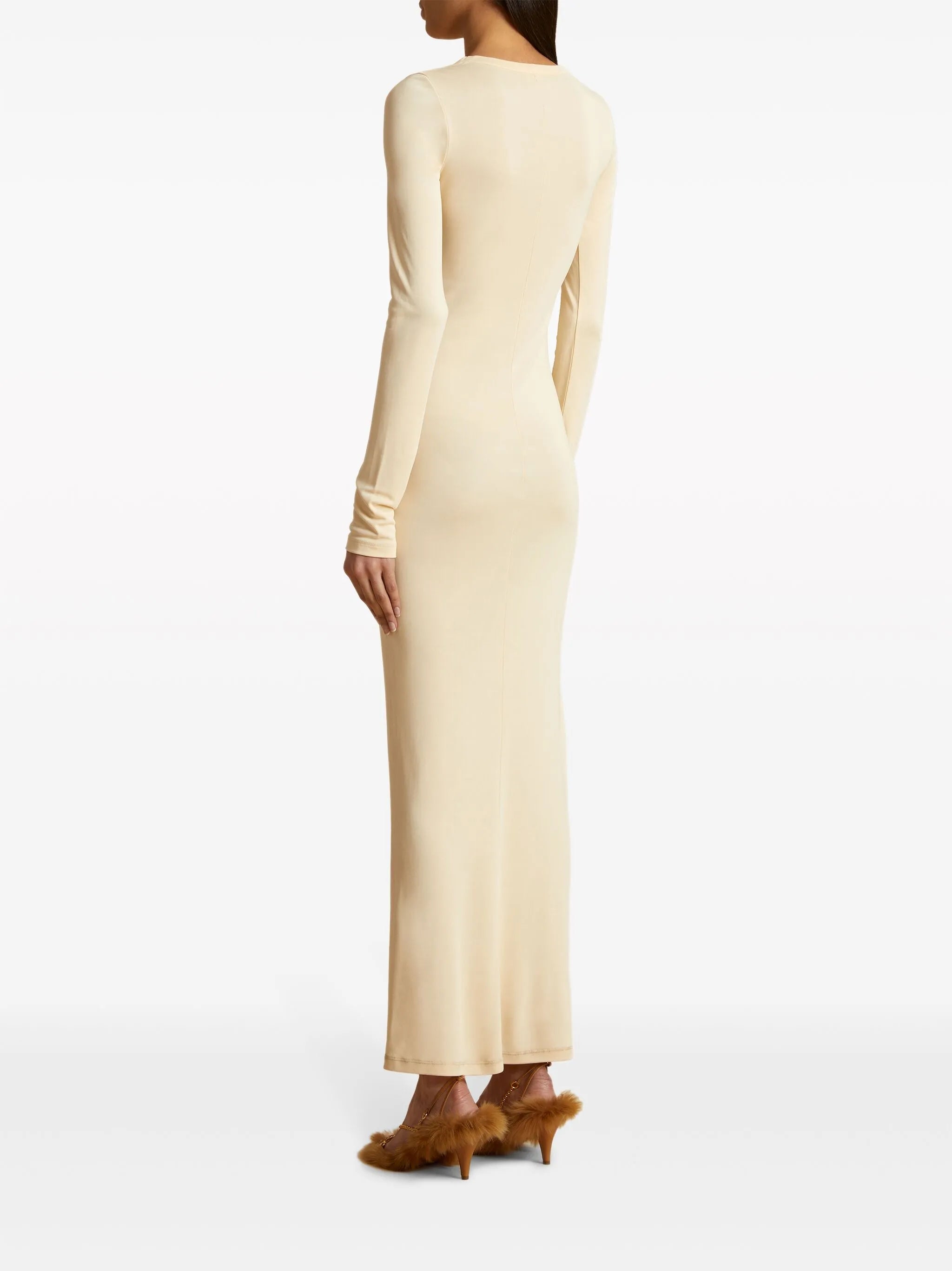 Bayra long-sleeve maxi dress