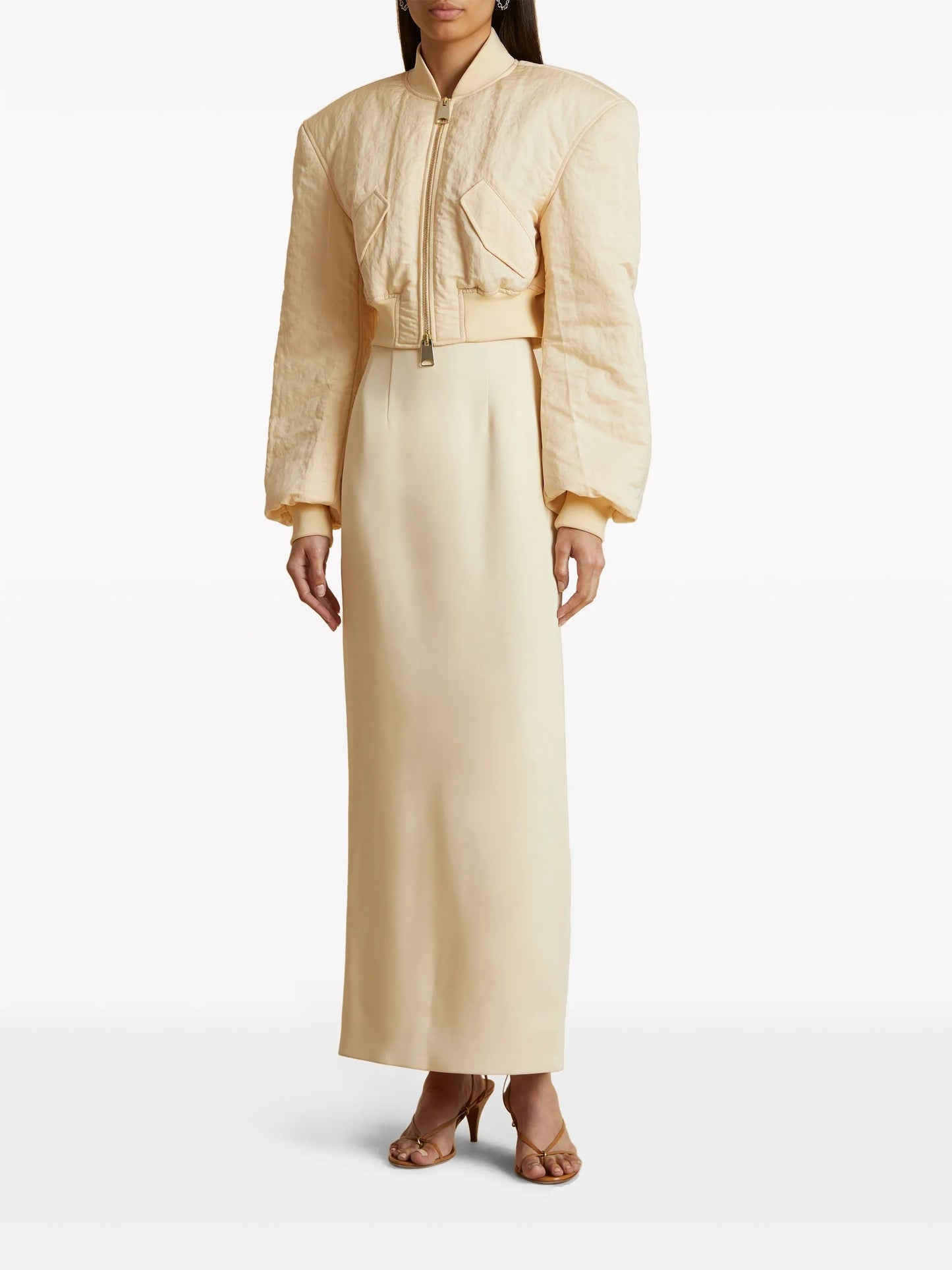 The Reggie cropped bomber jacket