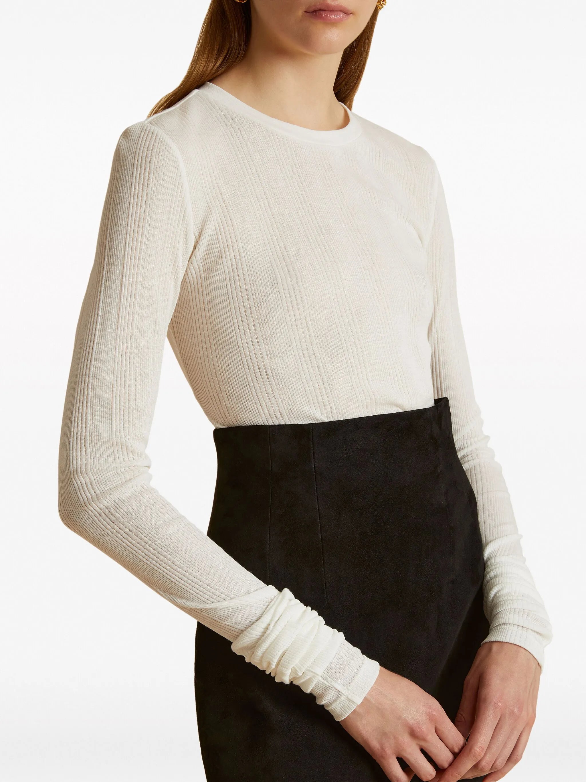 The Lenora ribbed T-shirt