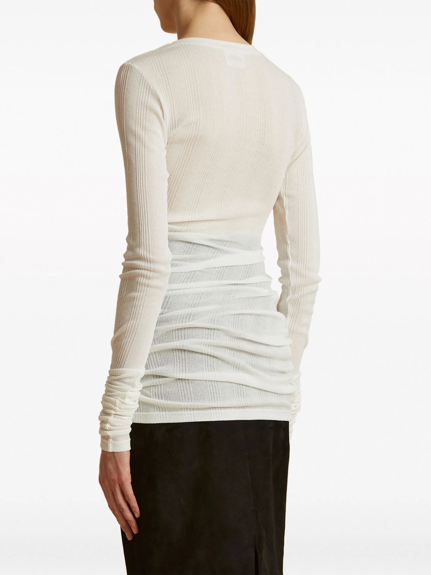 The Lenora ribbed T-shirt