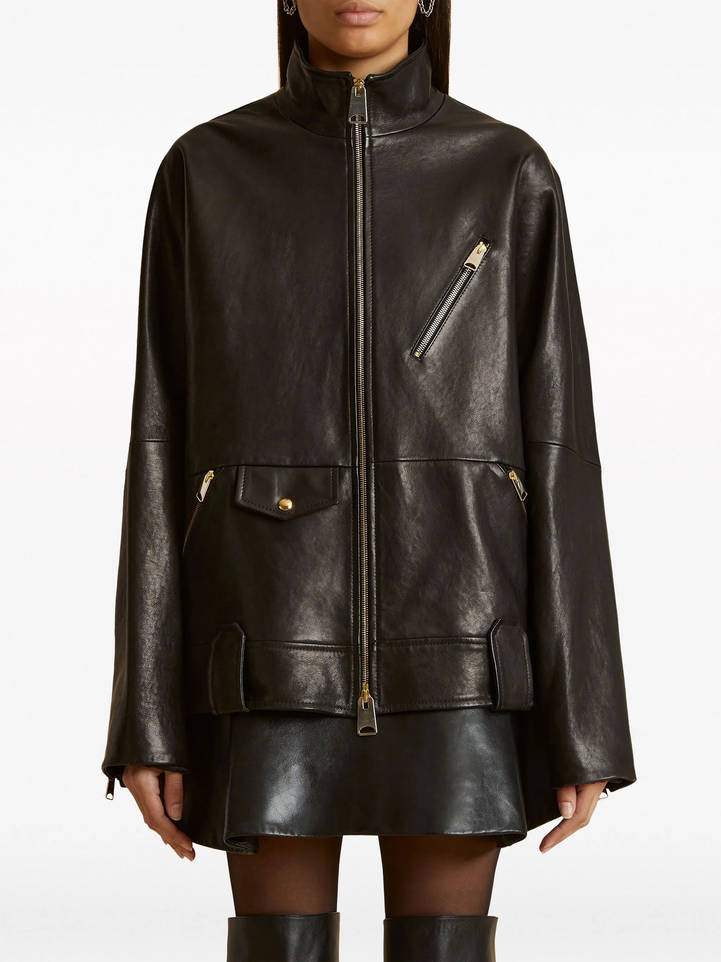 The Shallin leather jacket