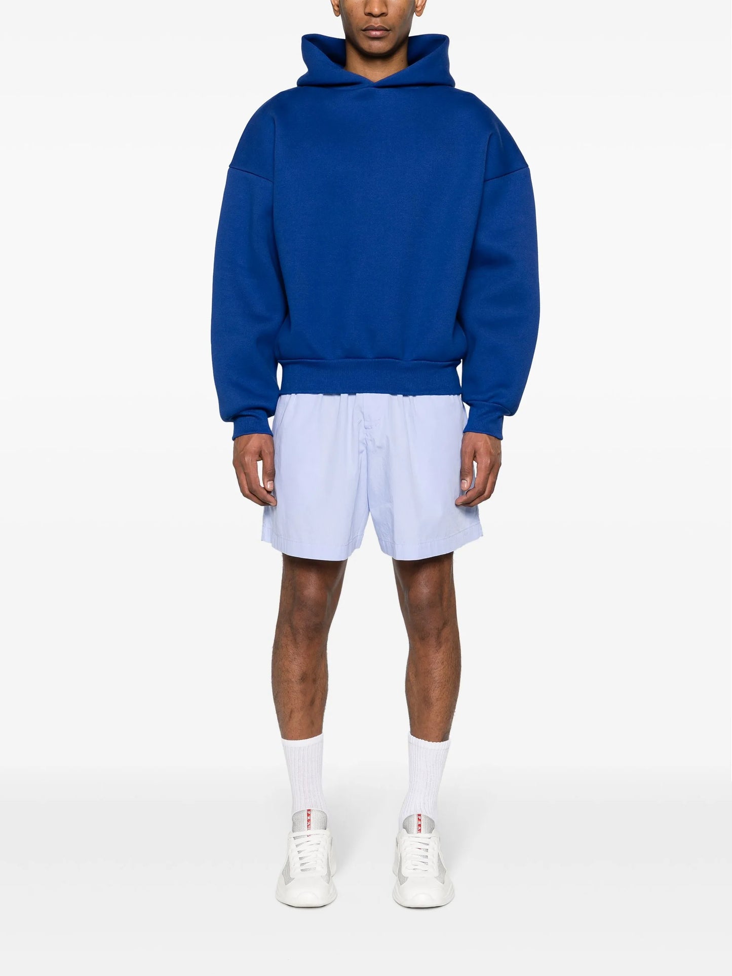 V2 cotton-blend hoodie