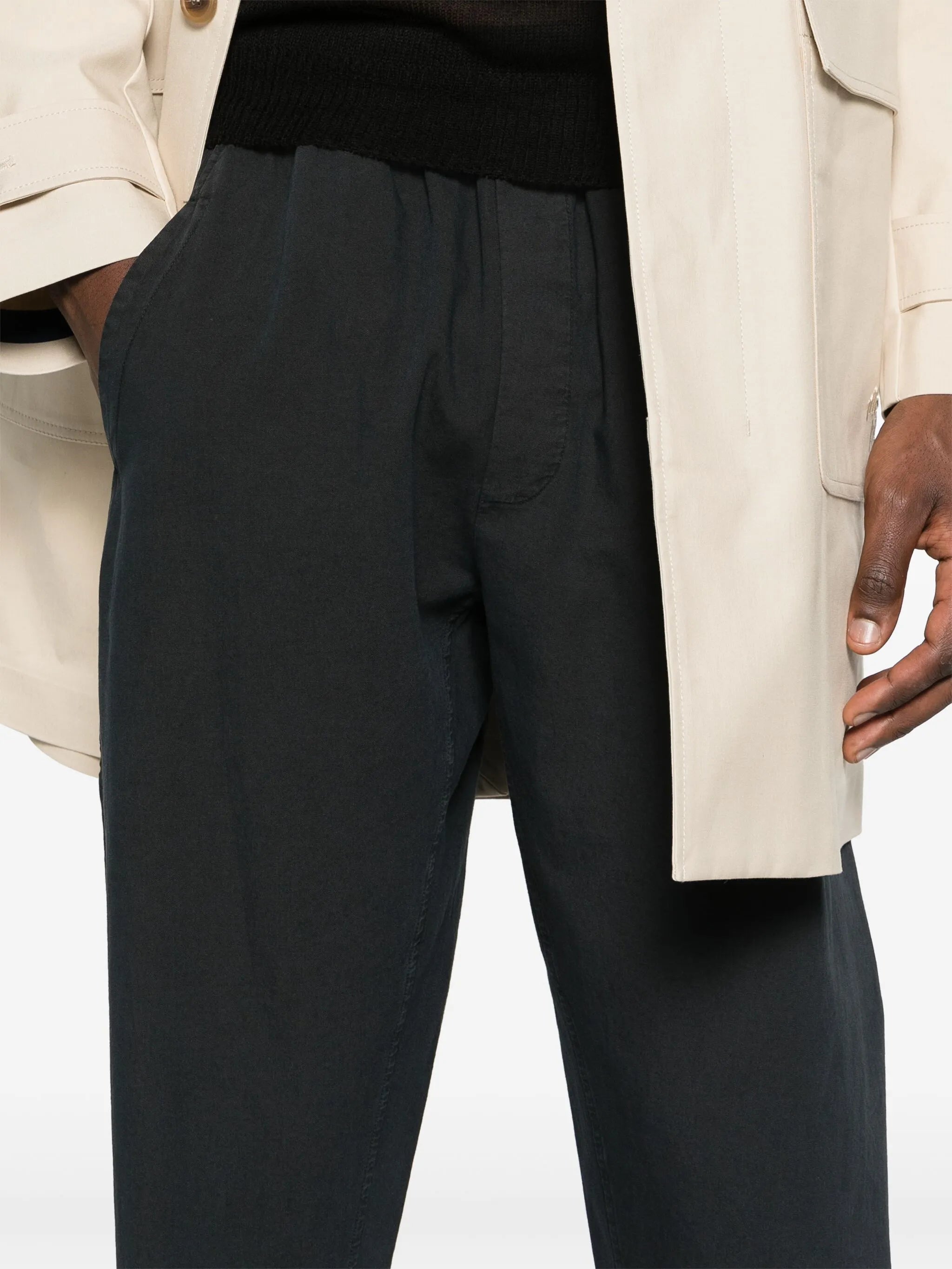 Kaol cotton tapered trousers