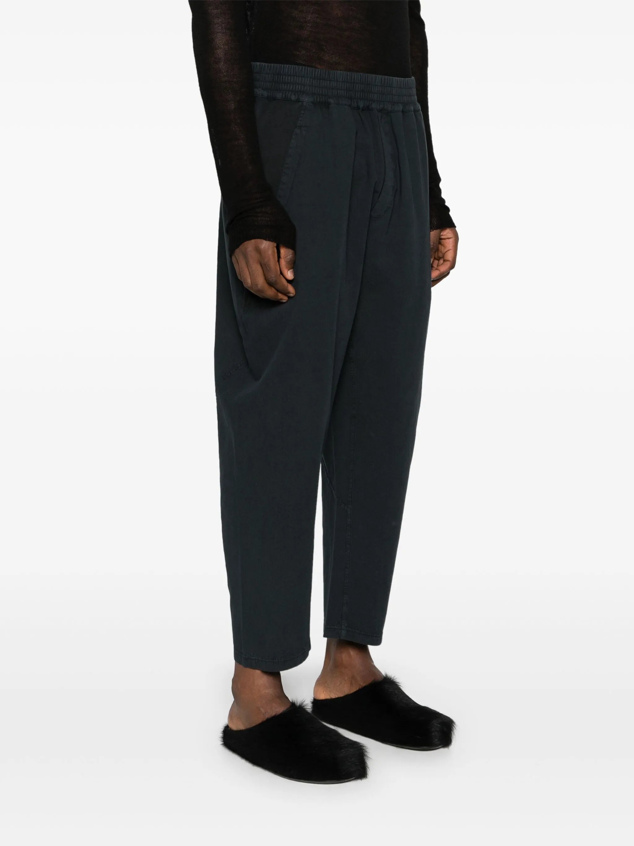 Kaol cotton tapered trousers