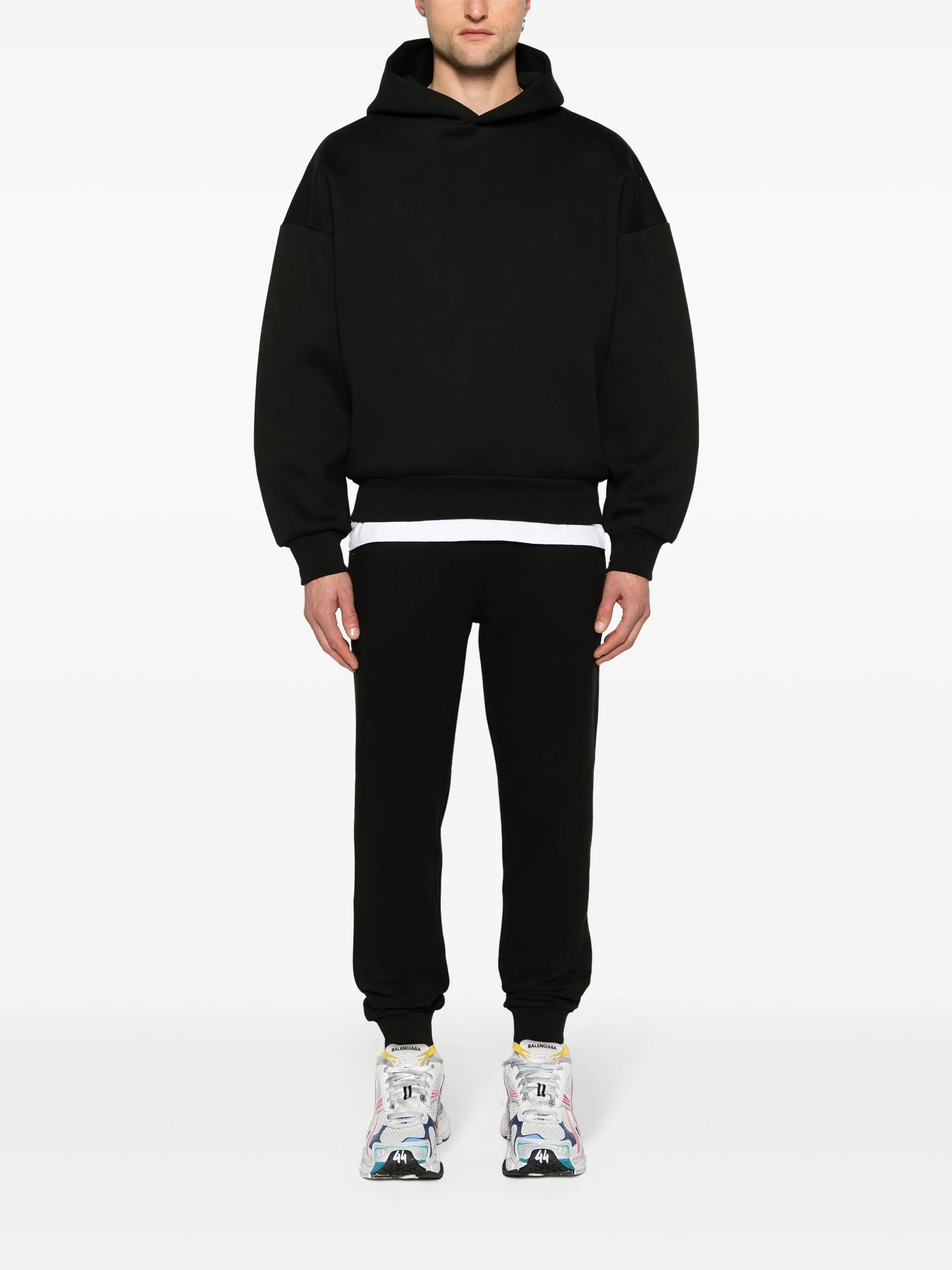 V2 drop-shoulder hoodie