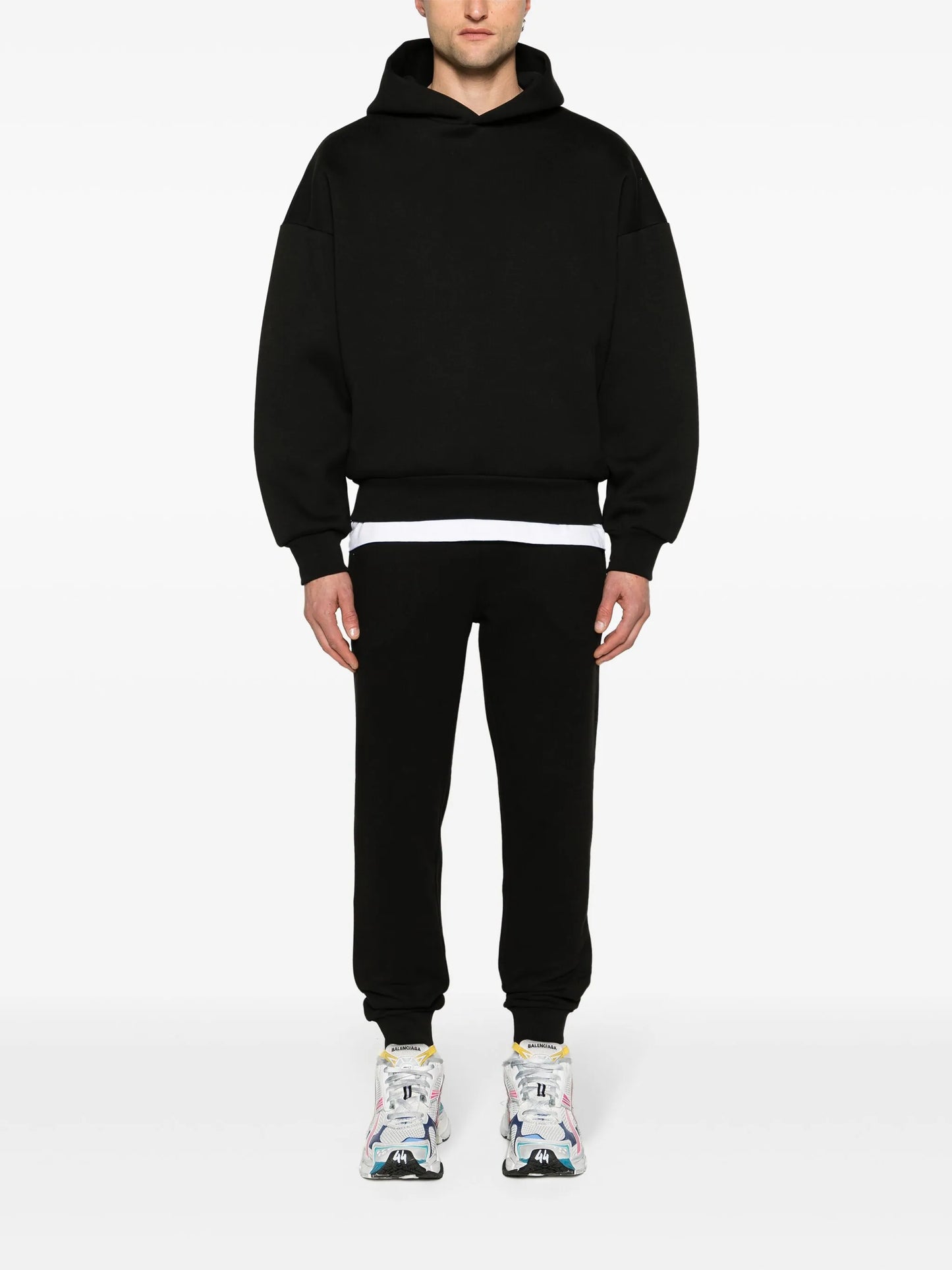 V2 drop-shoulder hoodie
