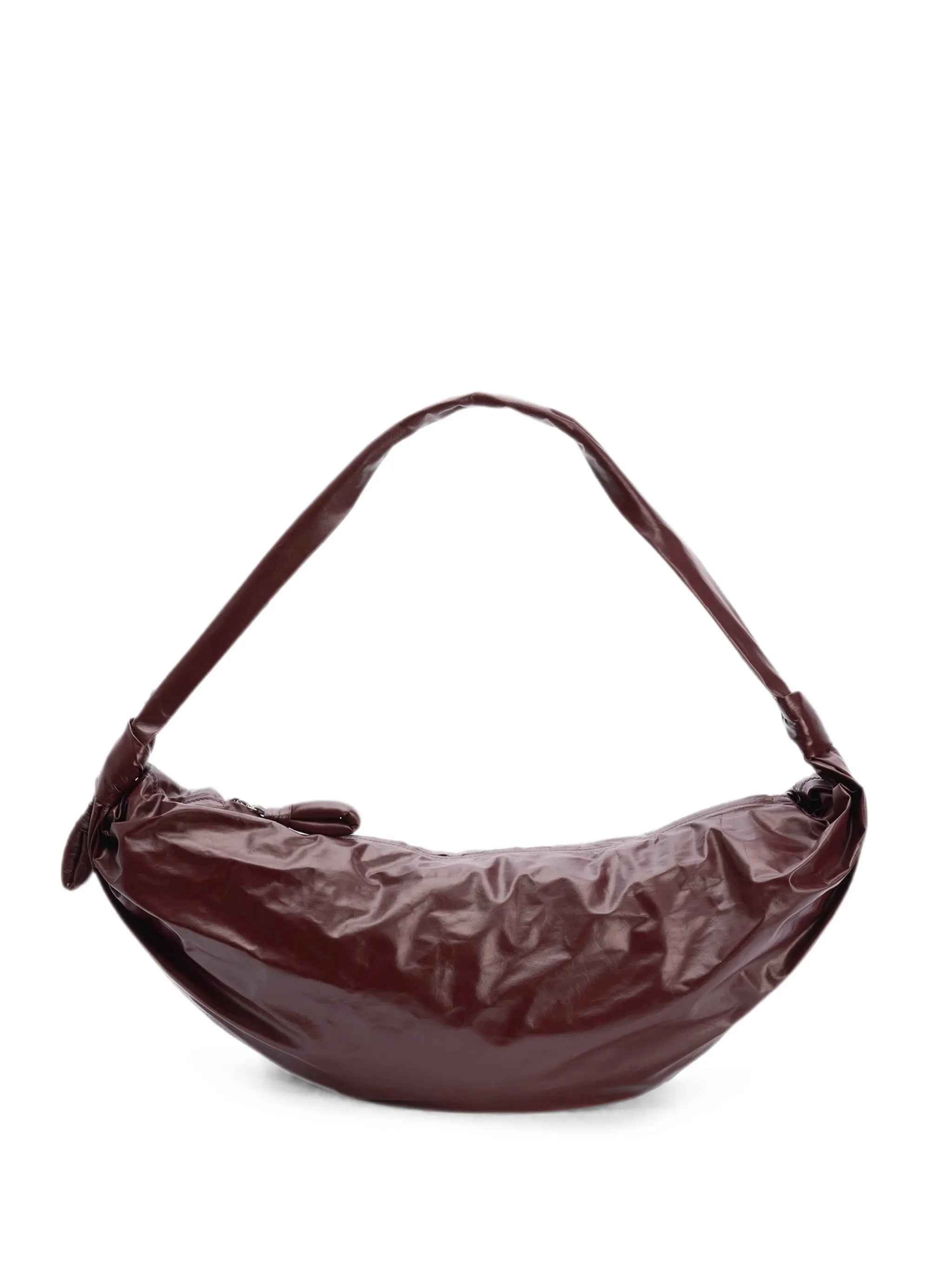 large Croissant leather shoulder bag