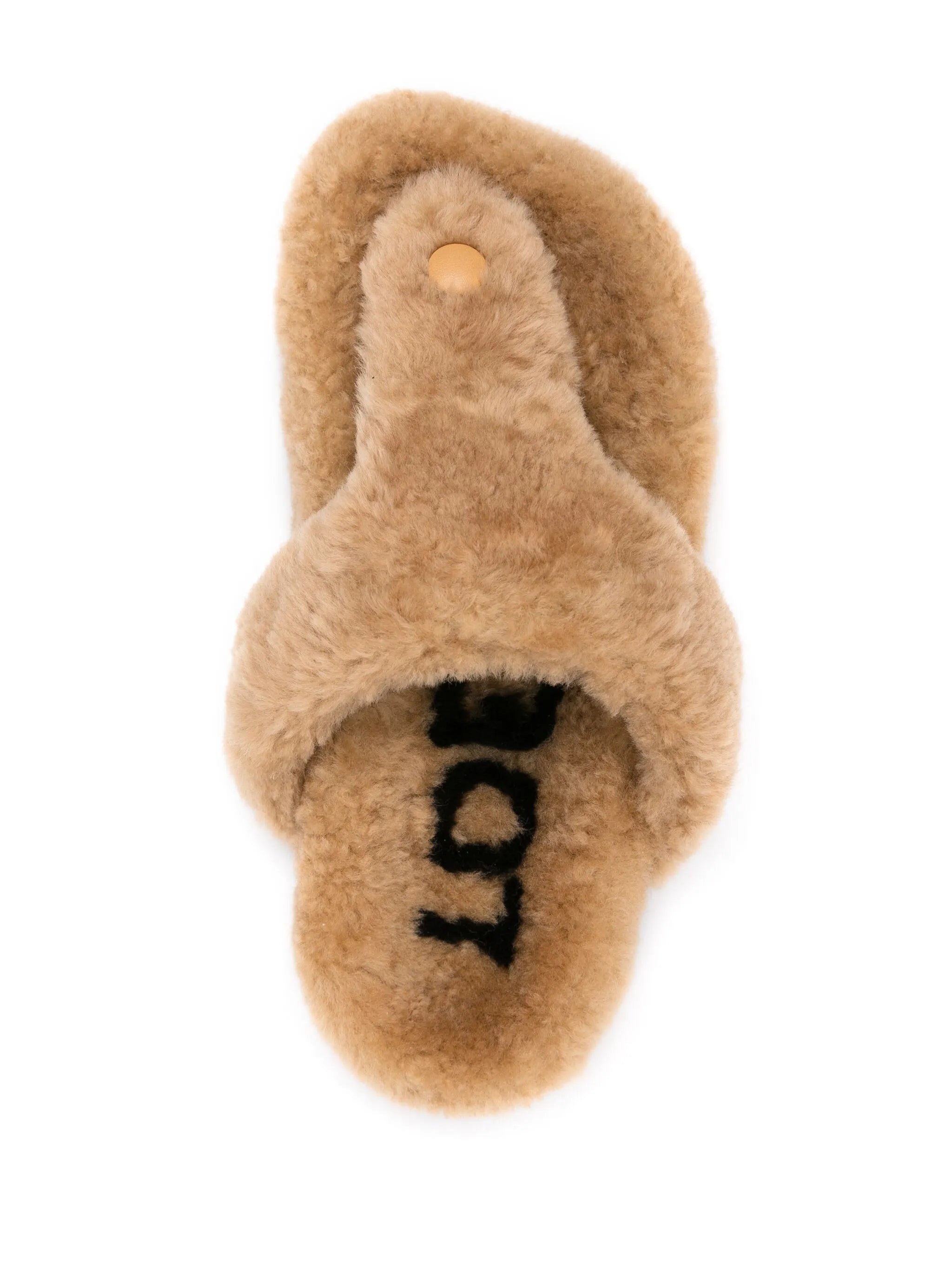 Ease Toe post shearling sandals