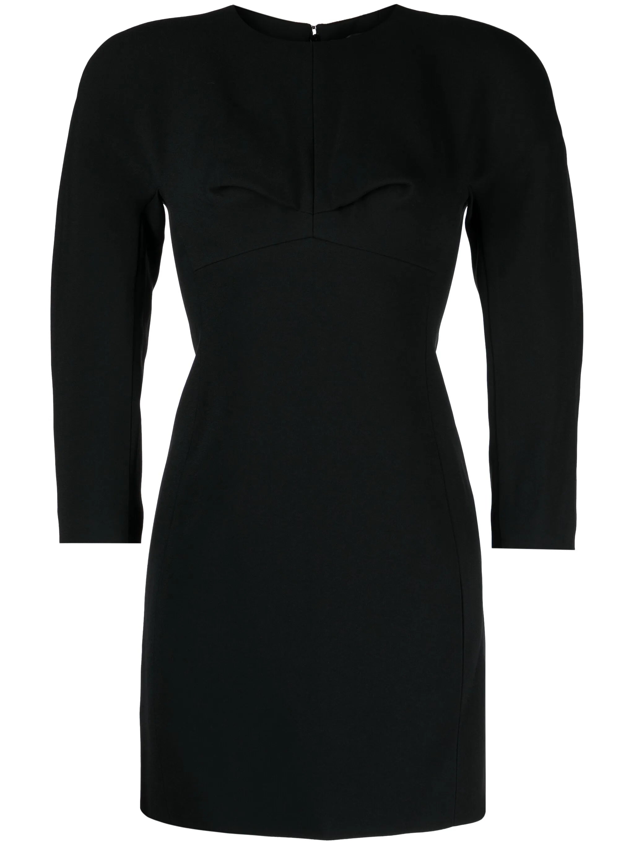 rounded-shoulder minidress