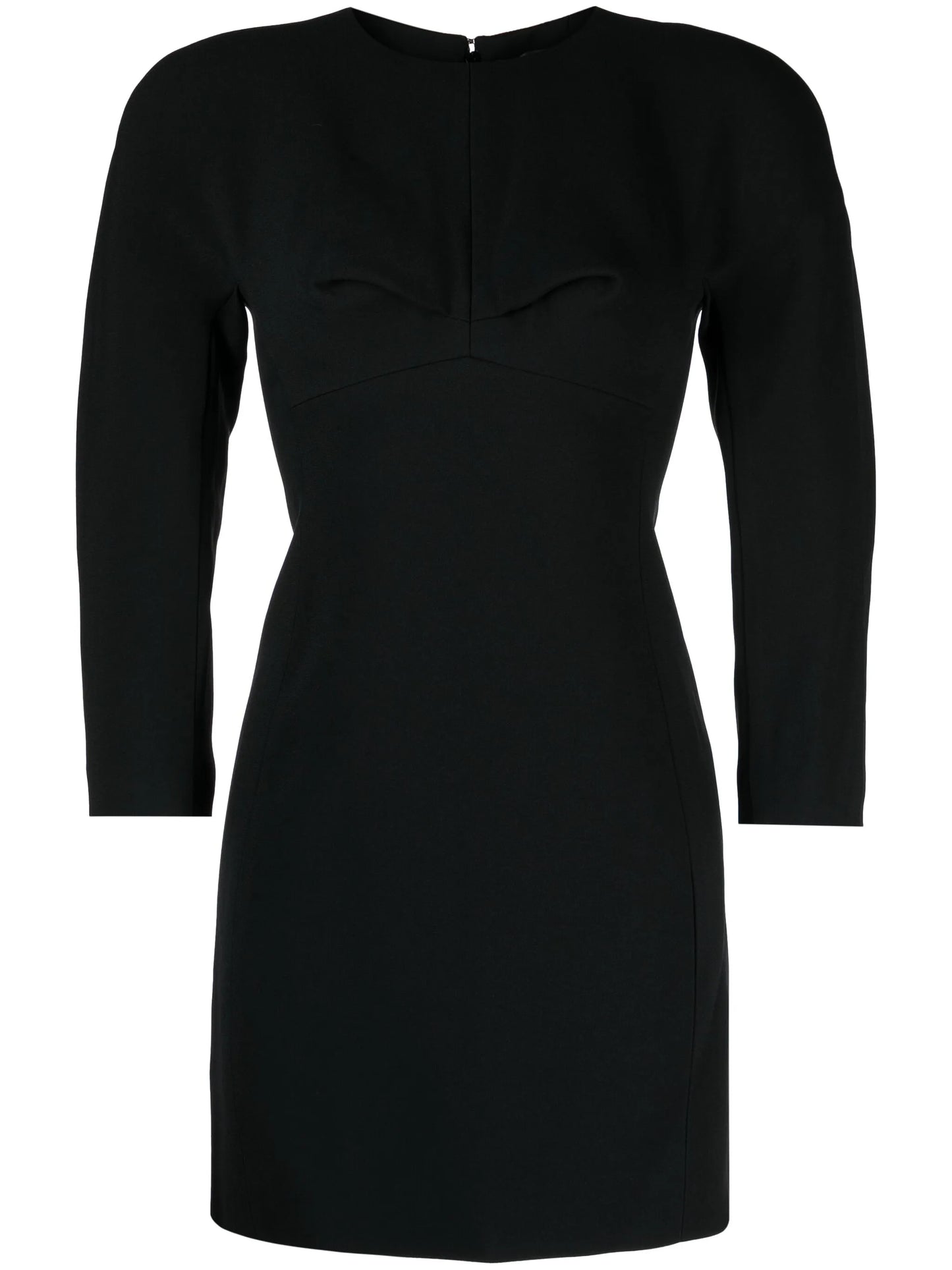 rounded-shoulder minidress