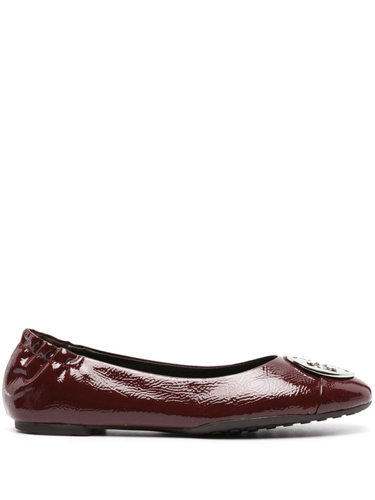 Claire cap-toe ballerina shoes