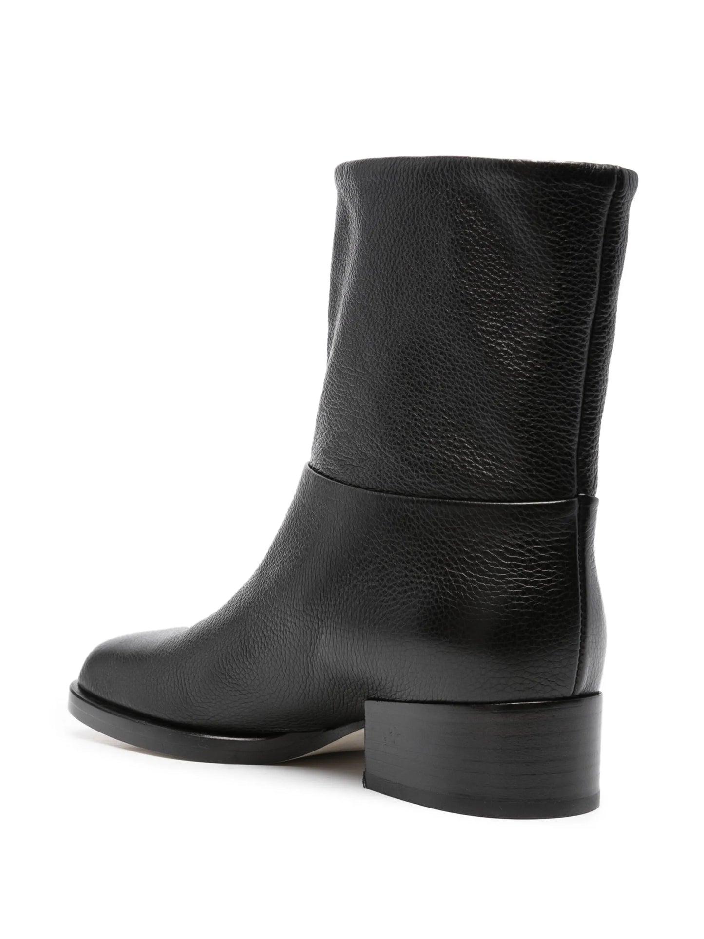 40mm square-toe ankle boots