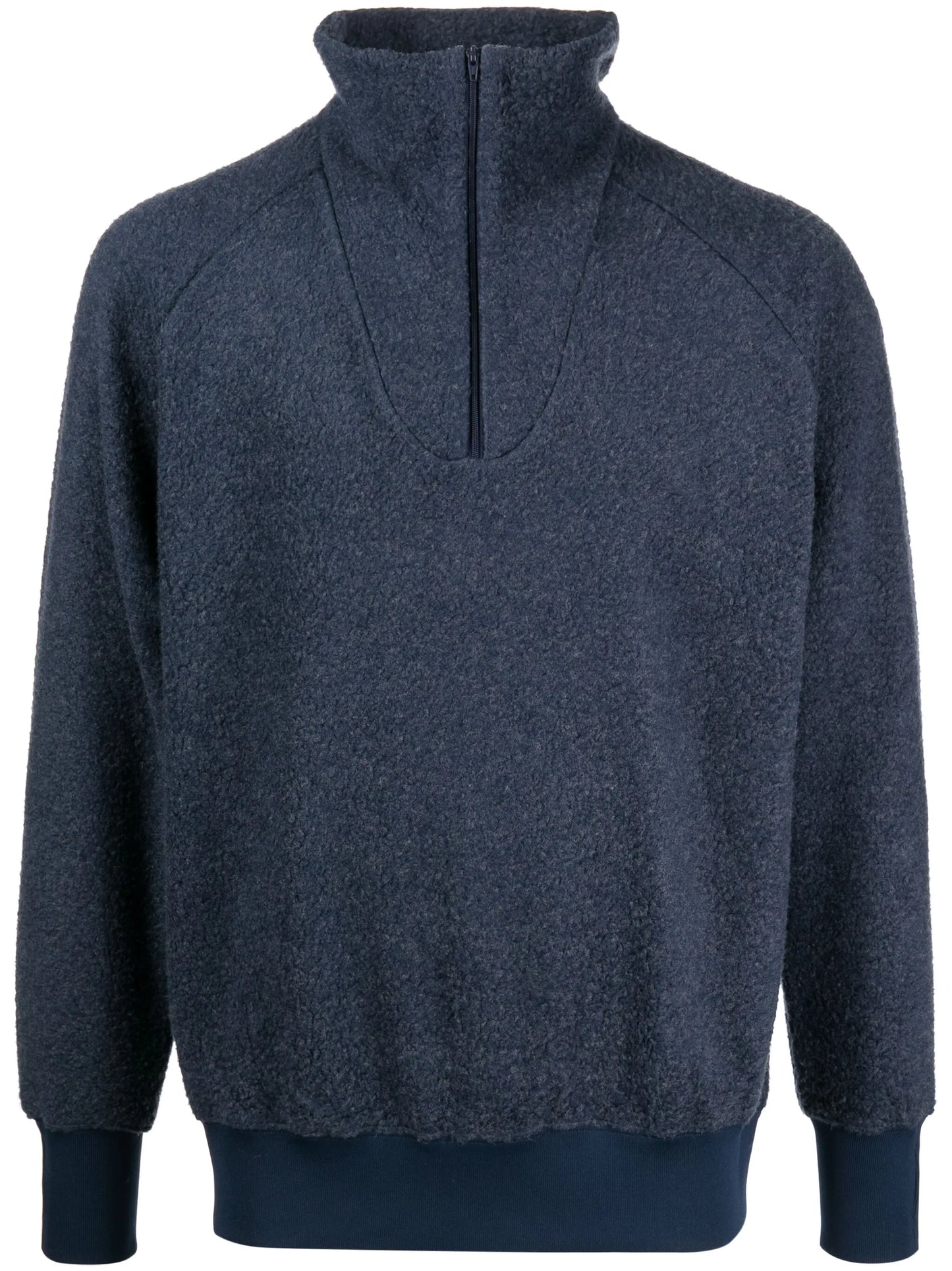 MIL fleece-textured jumper