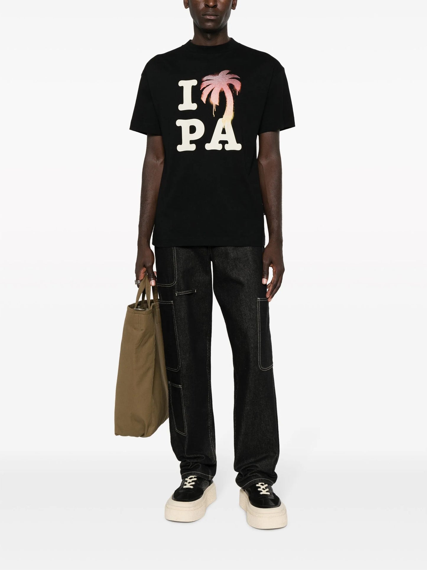 logo-print cotton T-shirt