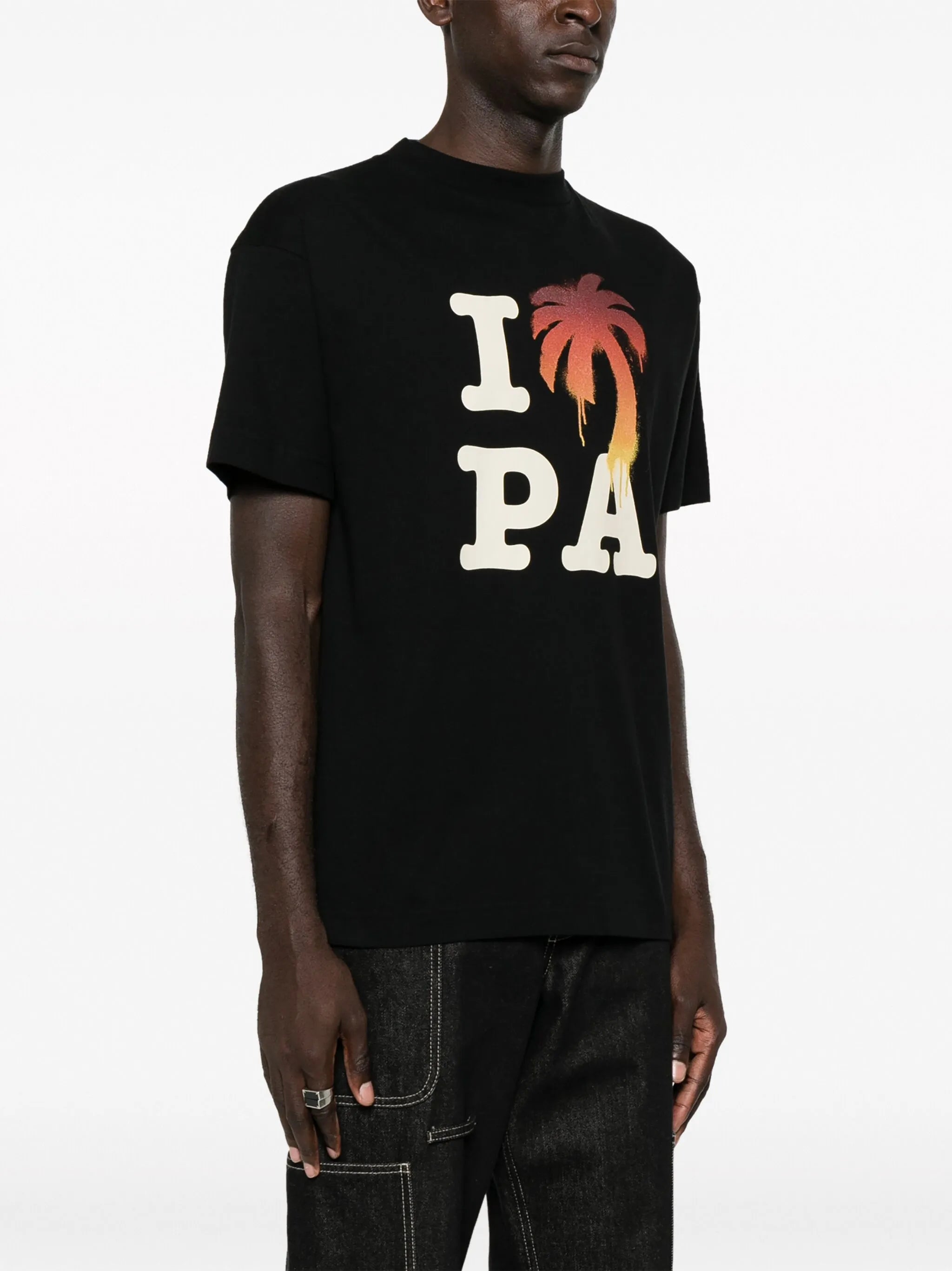 logo-print cotton T-shirt