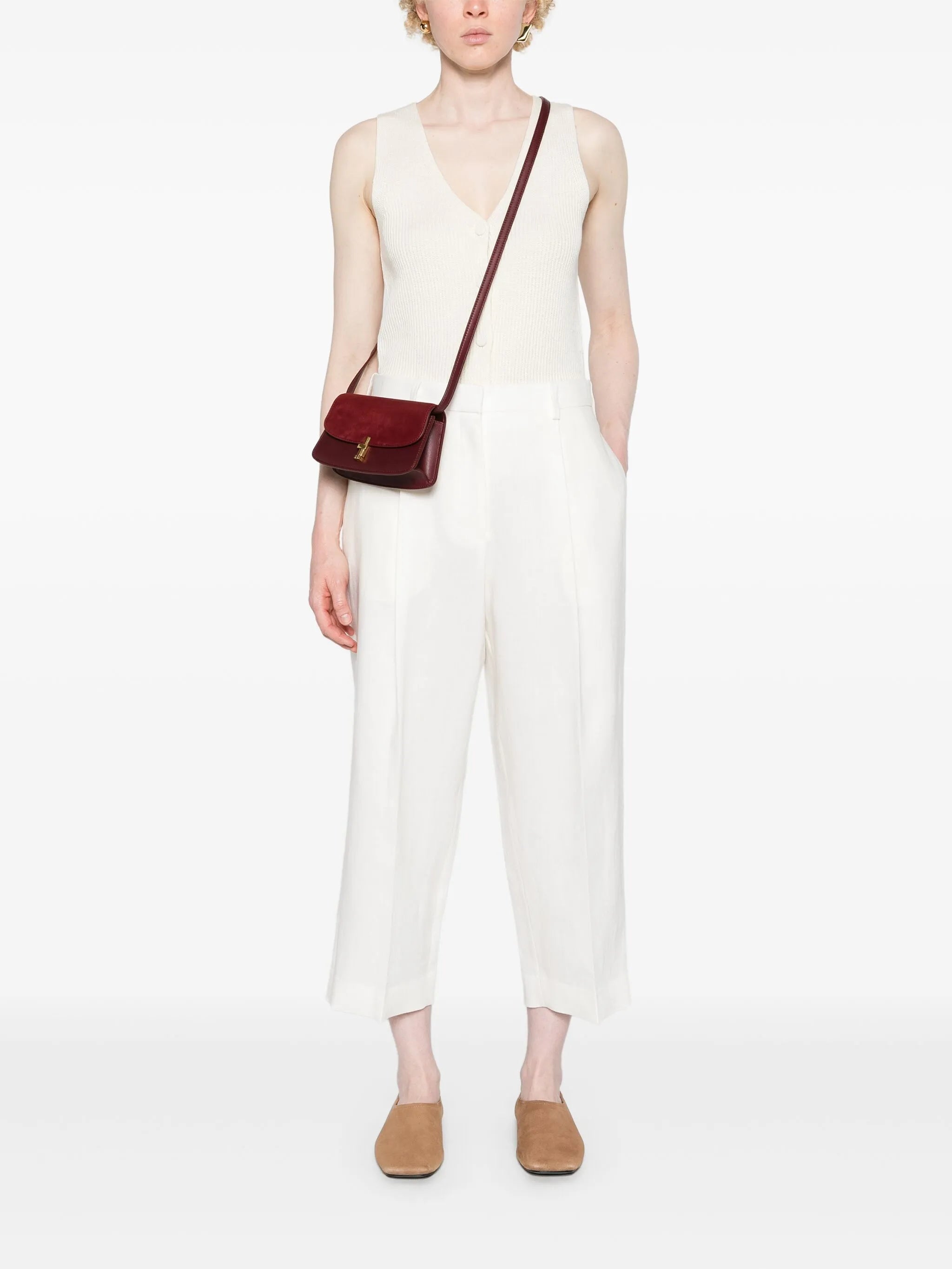 E/W Sofia leather crossbody bag