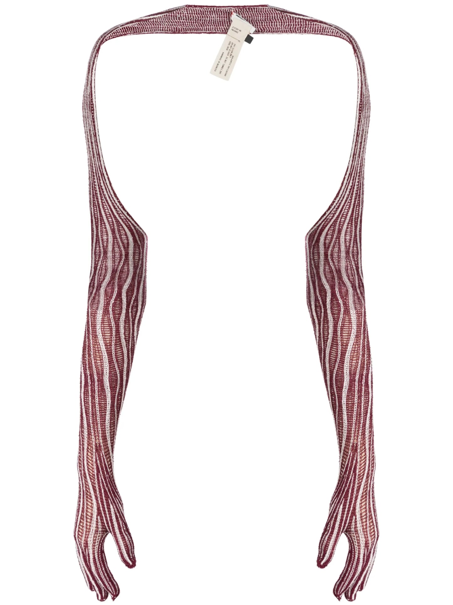 Cactus ladder-knit bolero sleeves