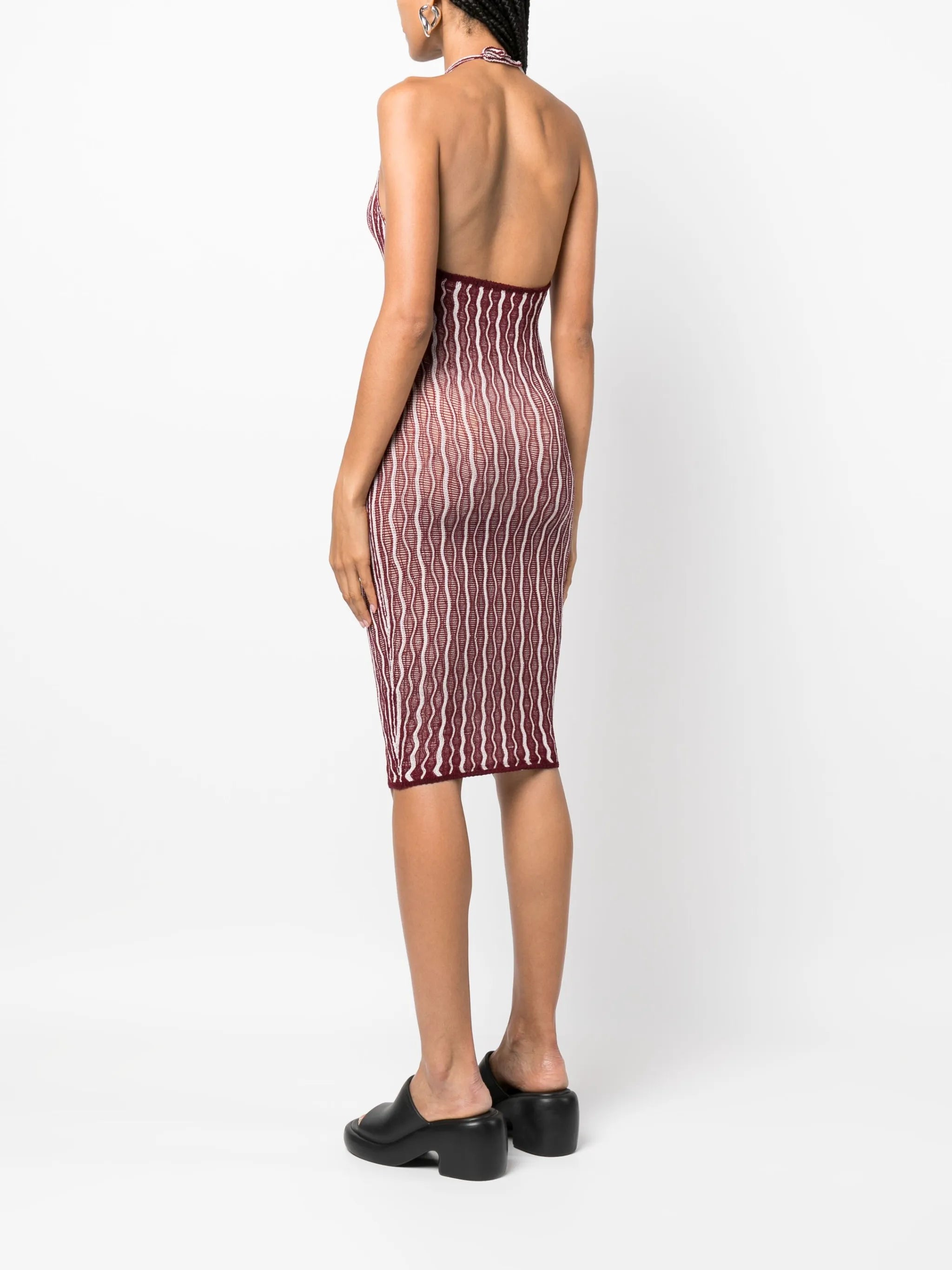 Cactus cut-out dress