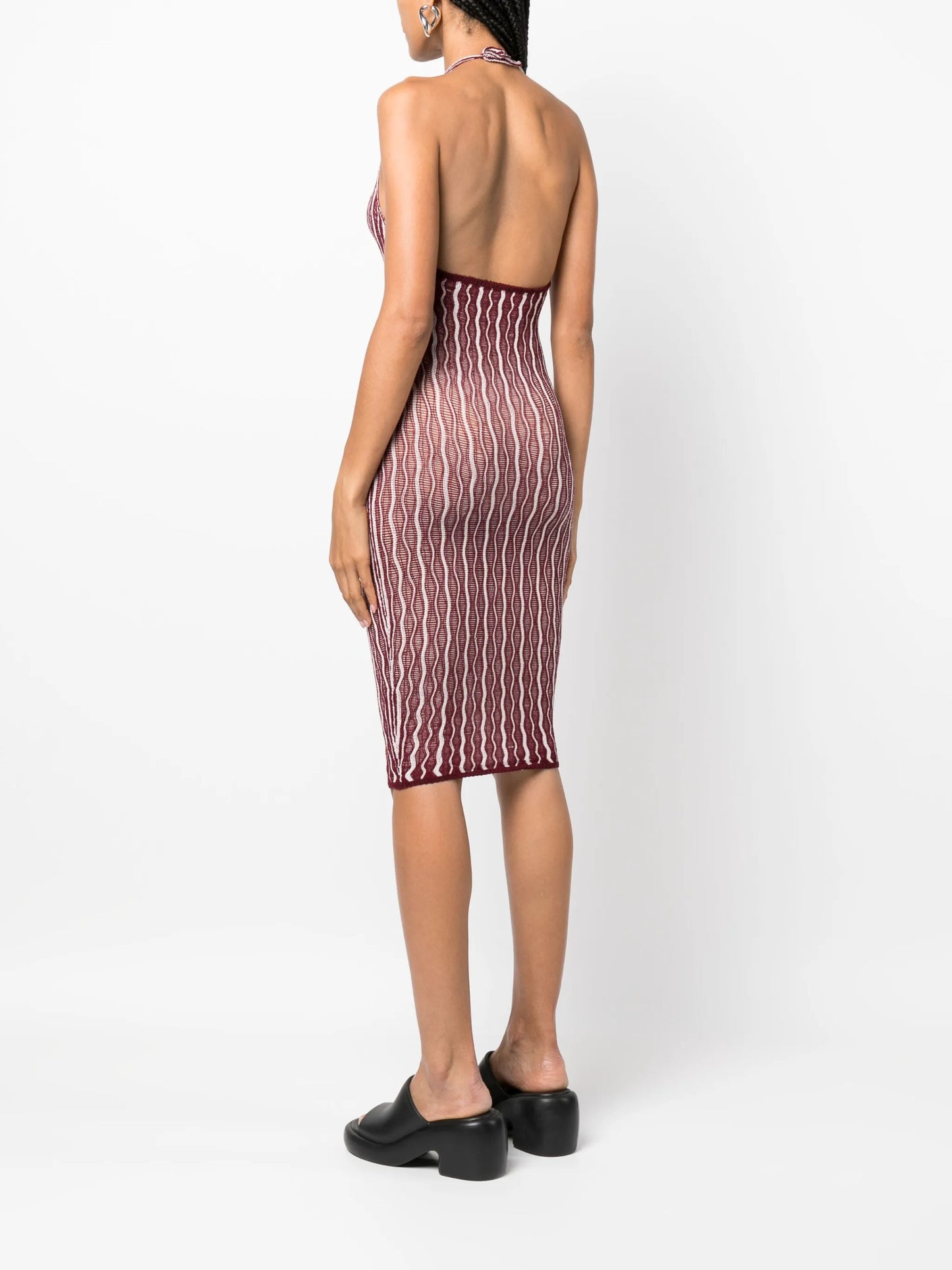 Cactus cut-out dress