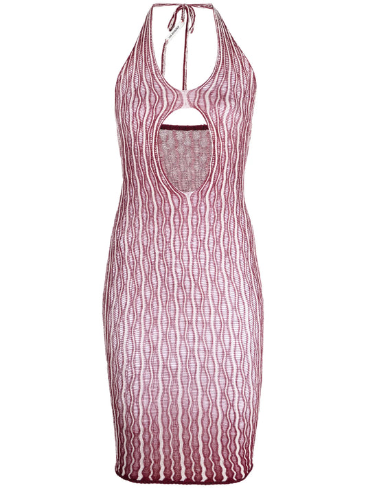 Cactus cut-out dress