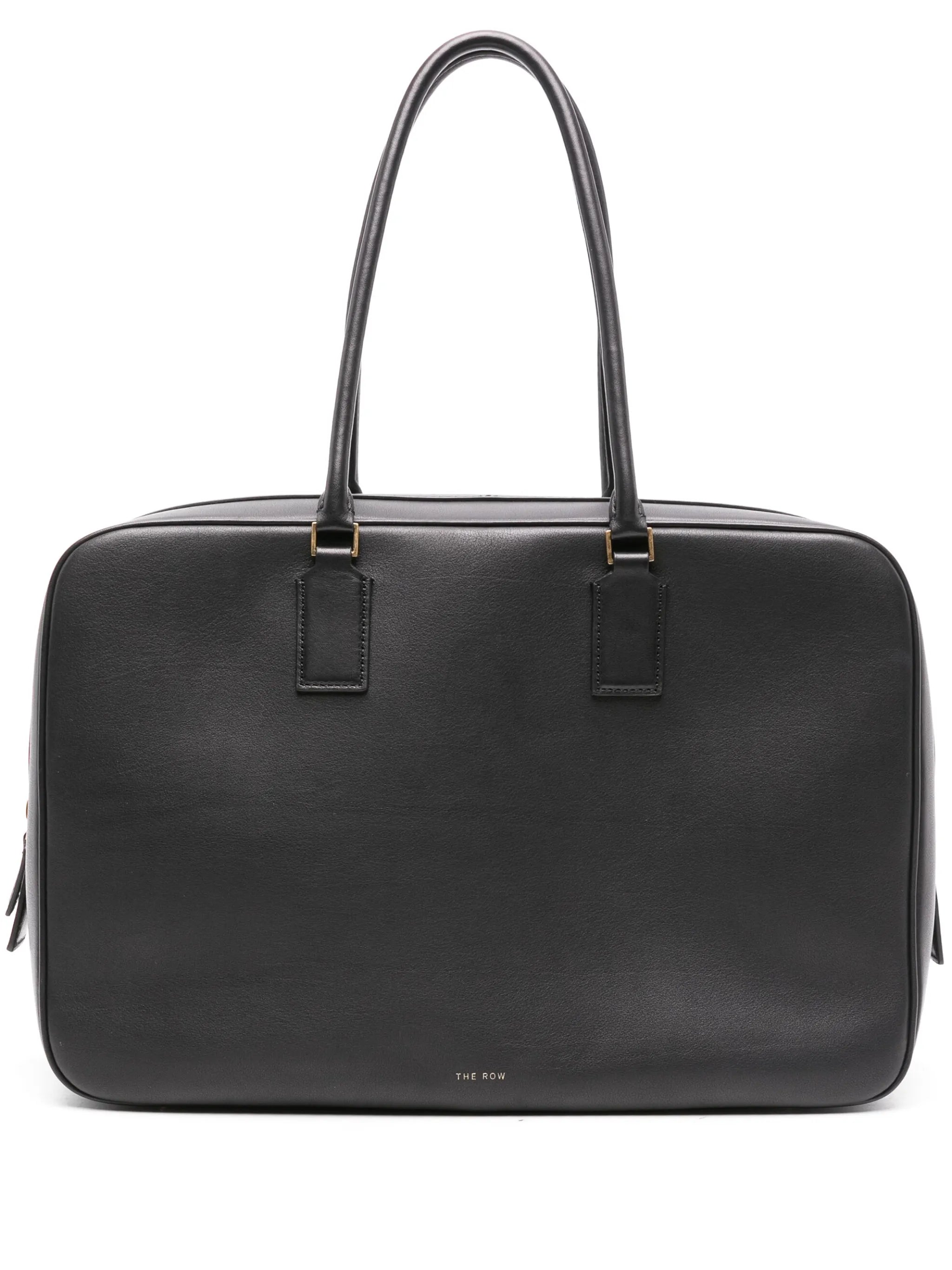 Domino leather tote bag