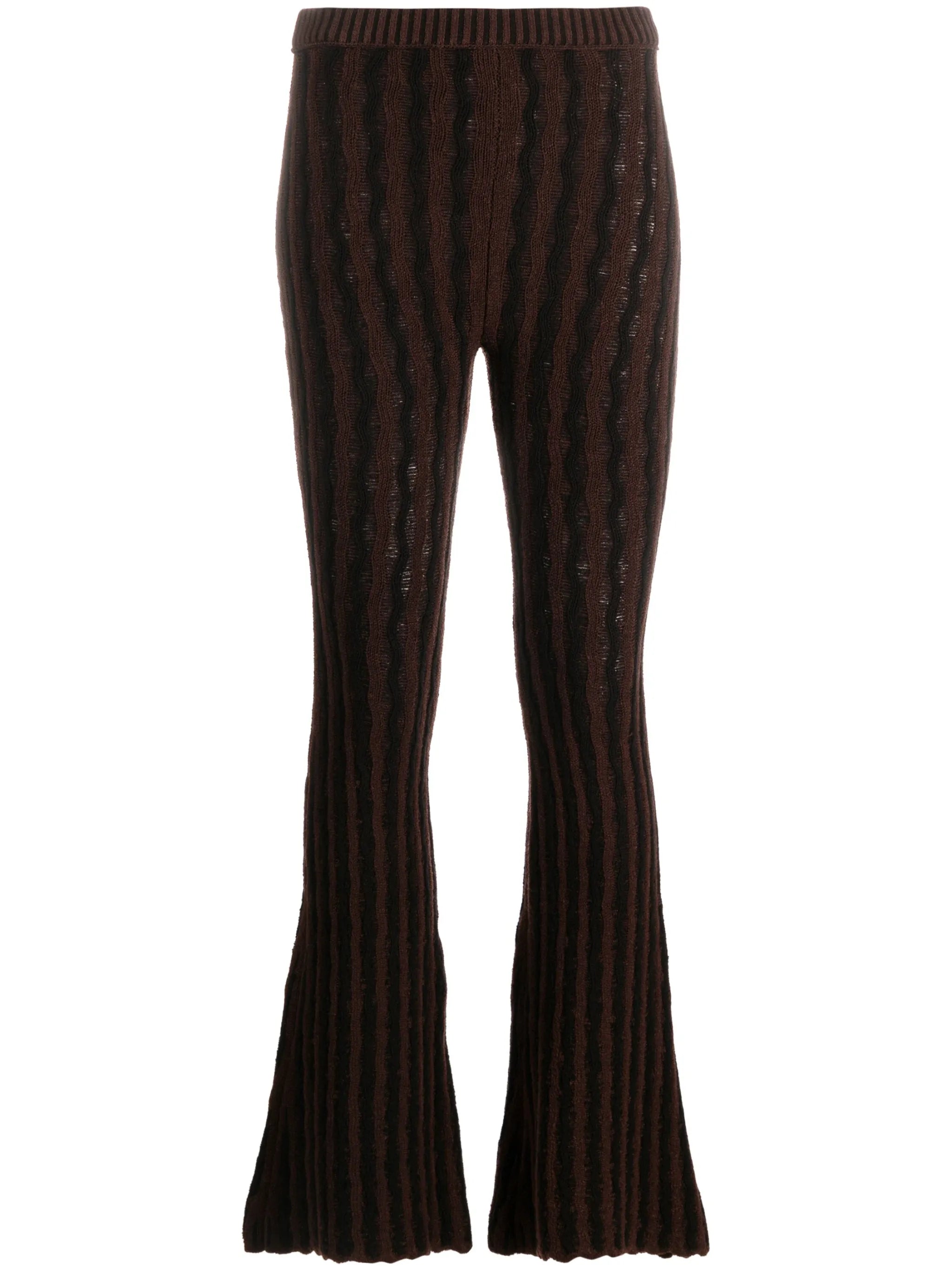 Cactus flared trousers