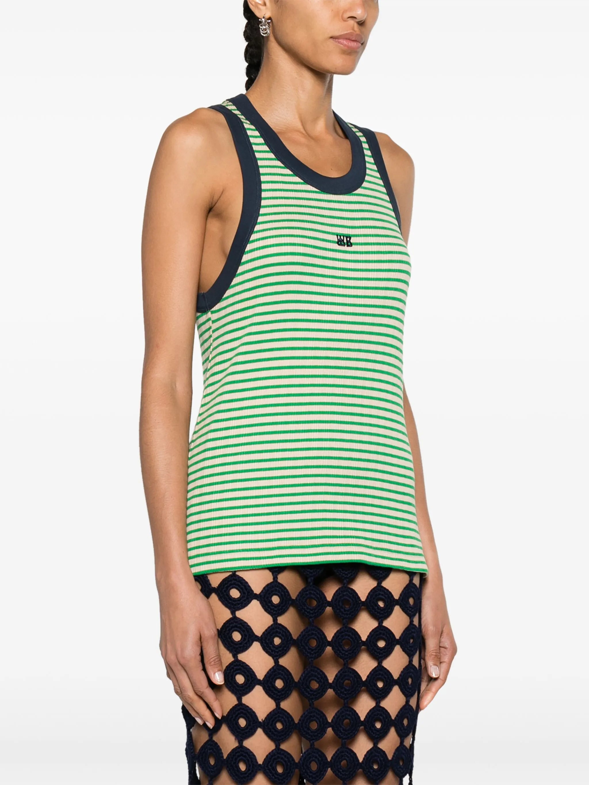 Sonic striped tank top