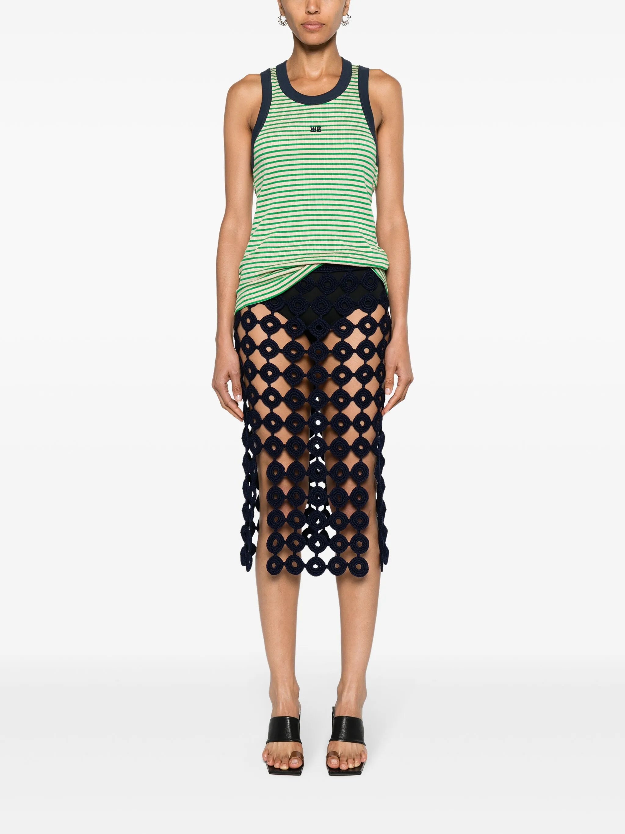 Sonic striped tank top