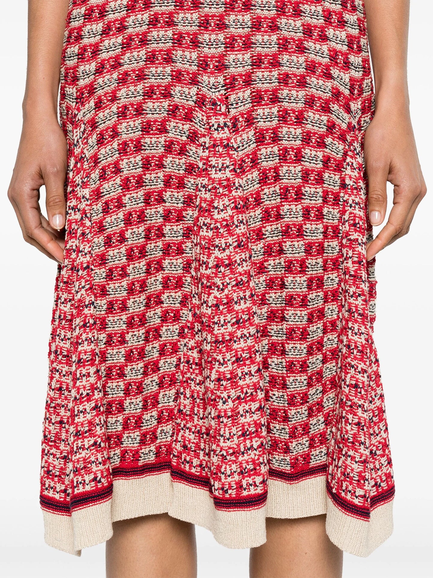 Soar godet midi dress