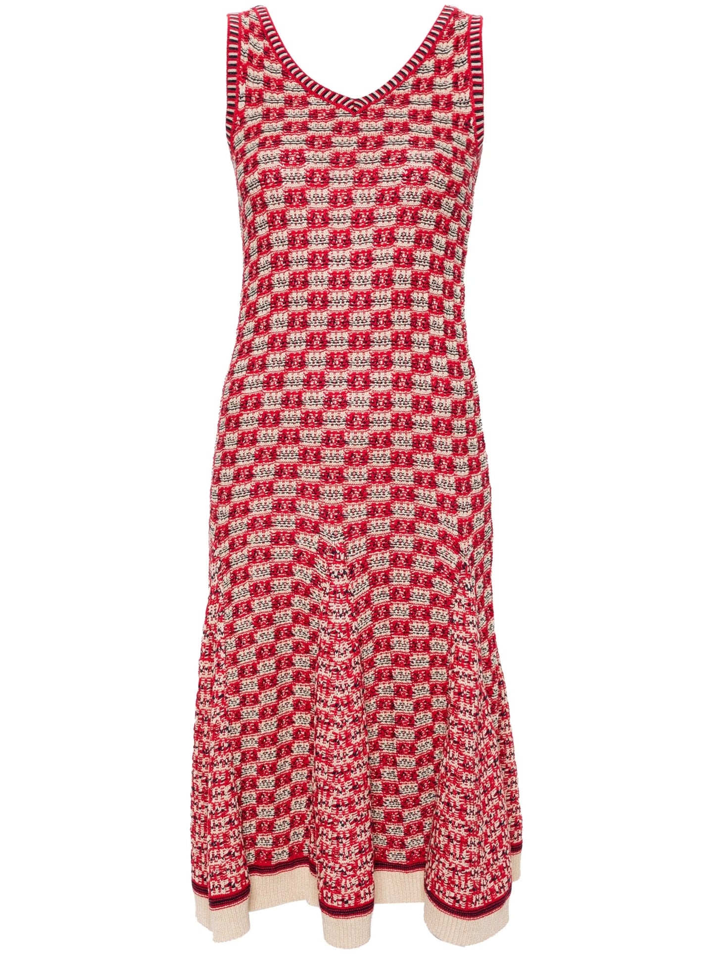 Soar godet midi dress