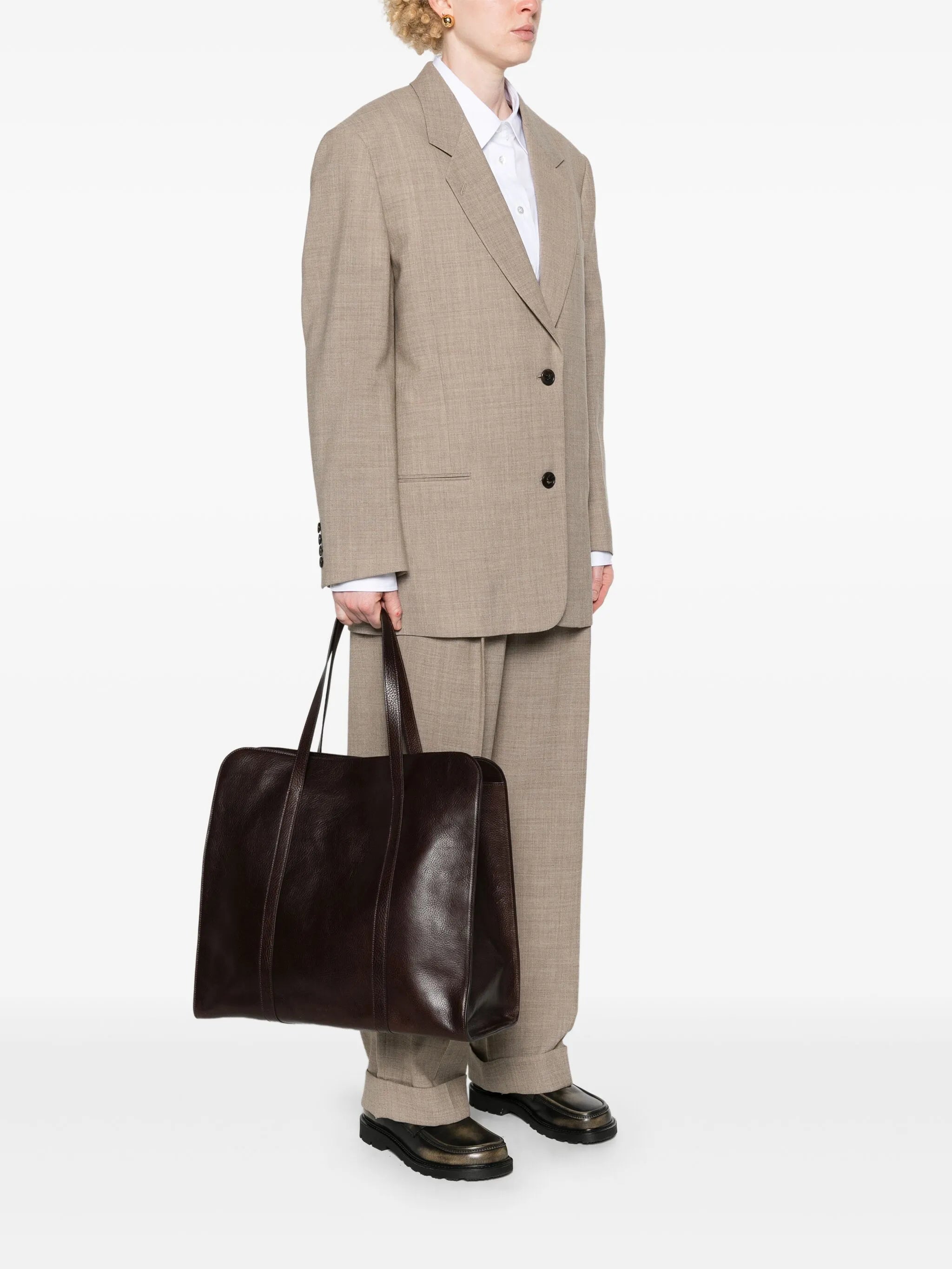 Ben leather tote bag