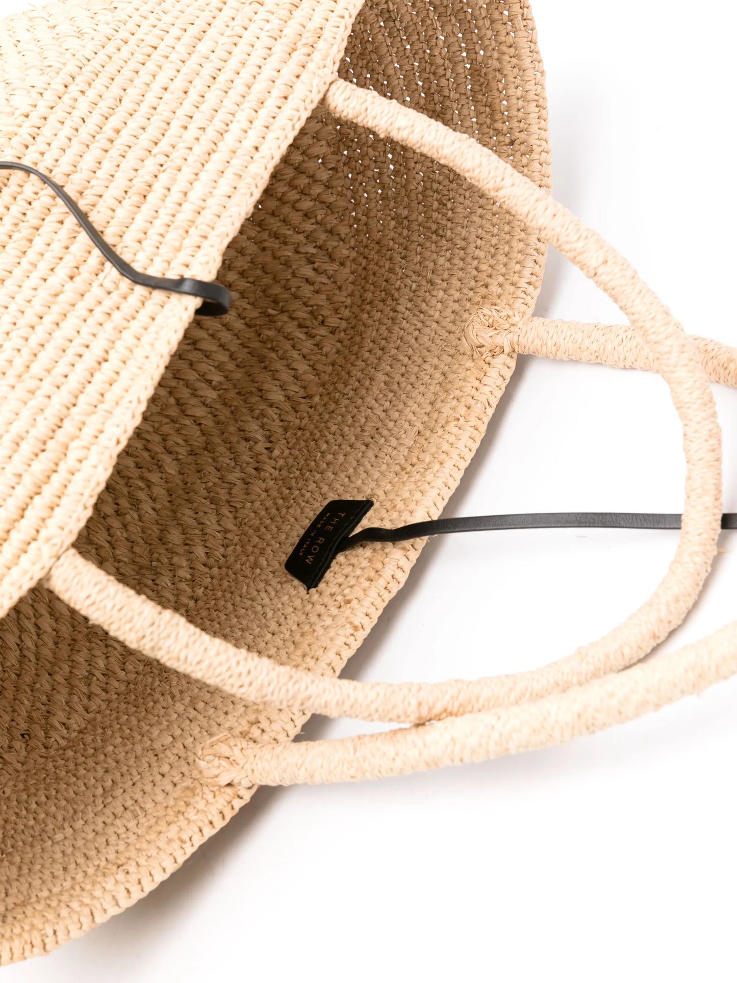 Emilie raffia tote bag