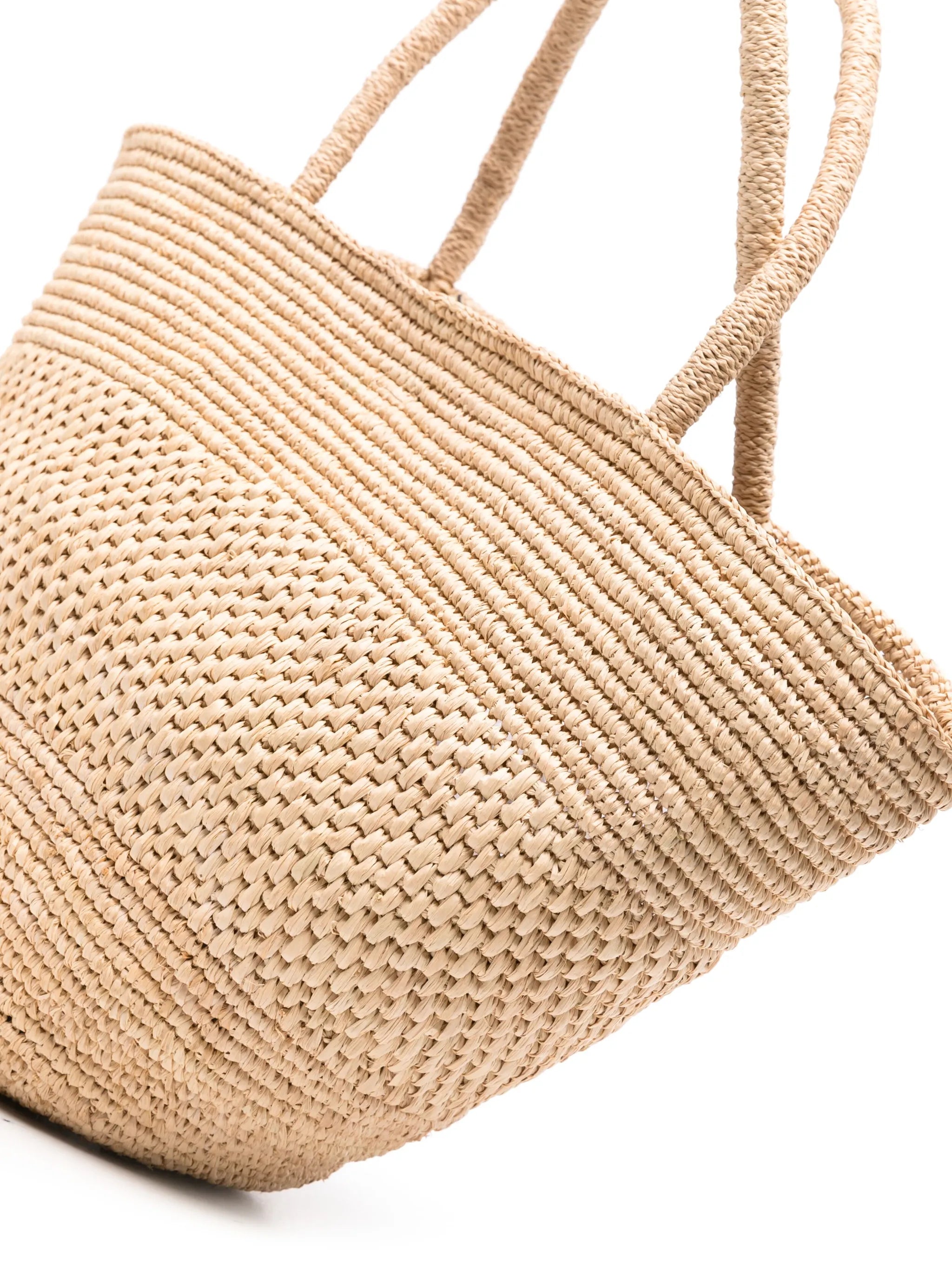 Emilie raffia tote bag