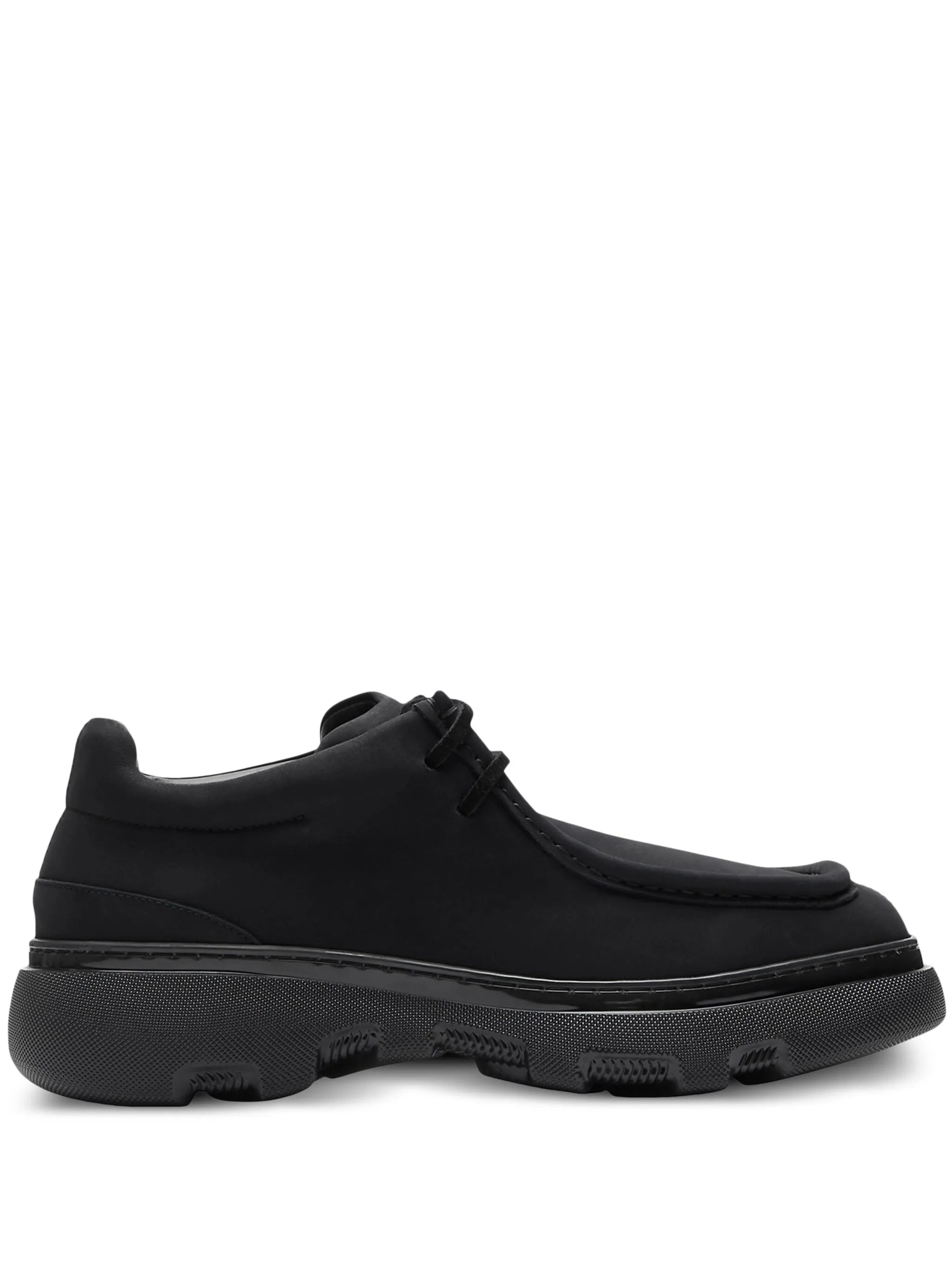 lace-up suede derby shoes