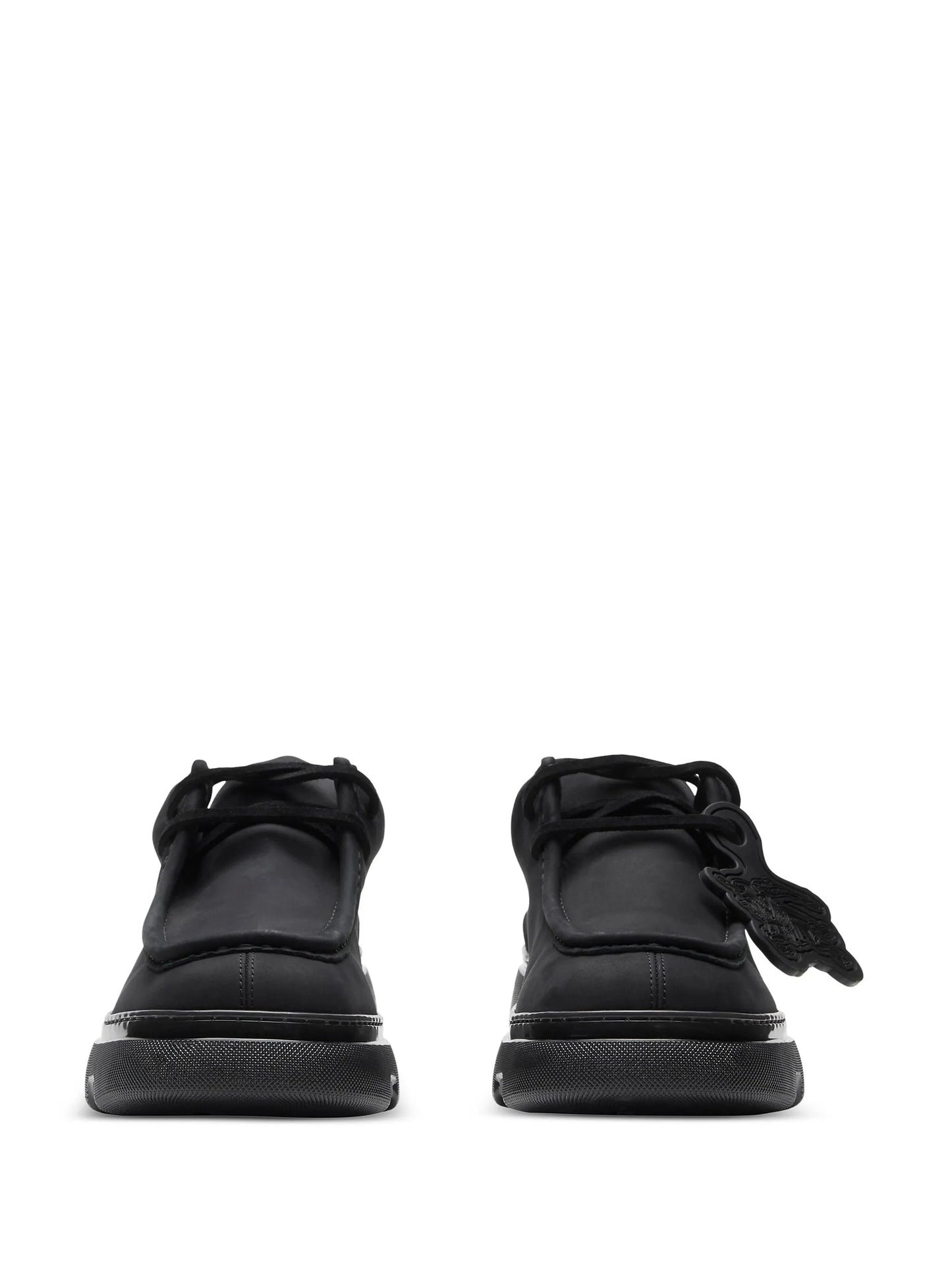 lace-up suede derby shoes