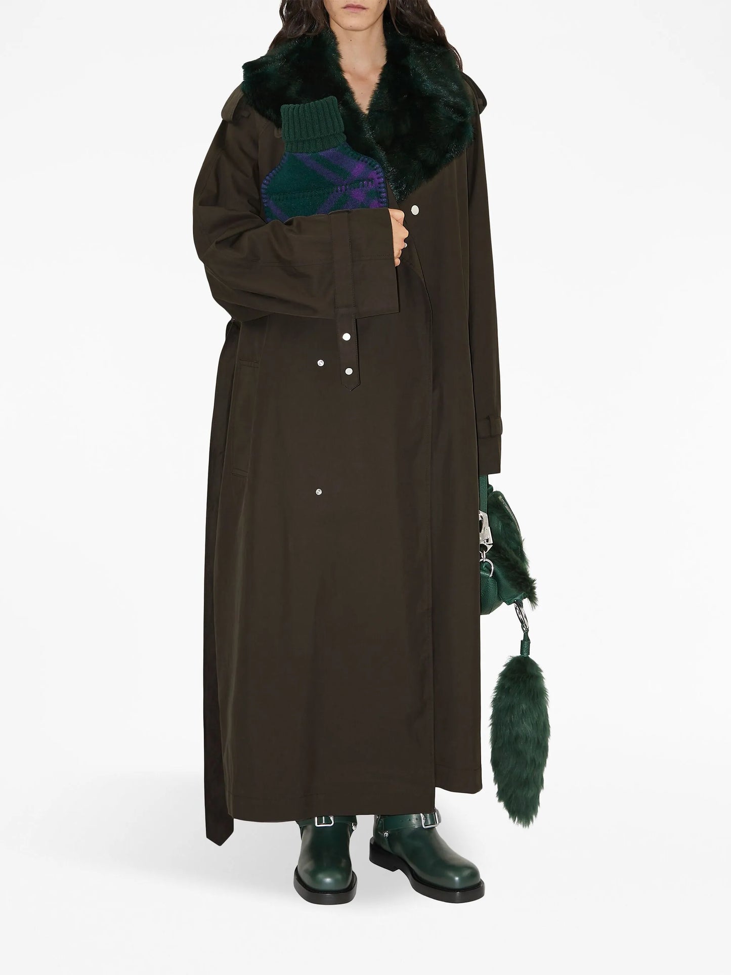 Kennington belted trench coat