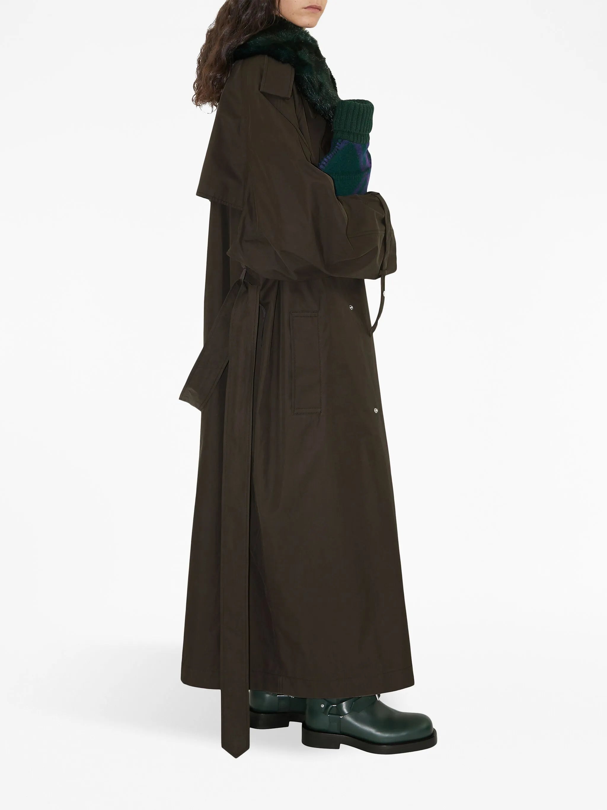 Kennington belted trench coat