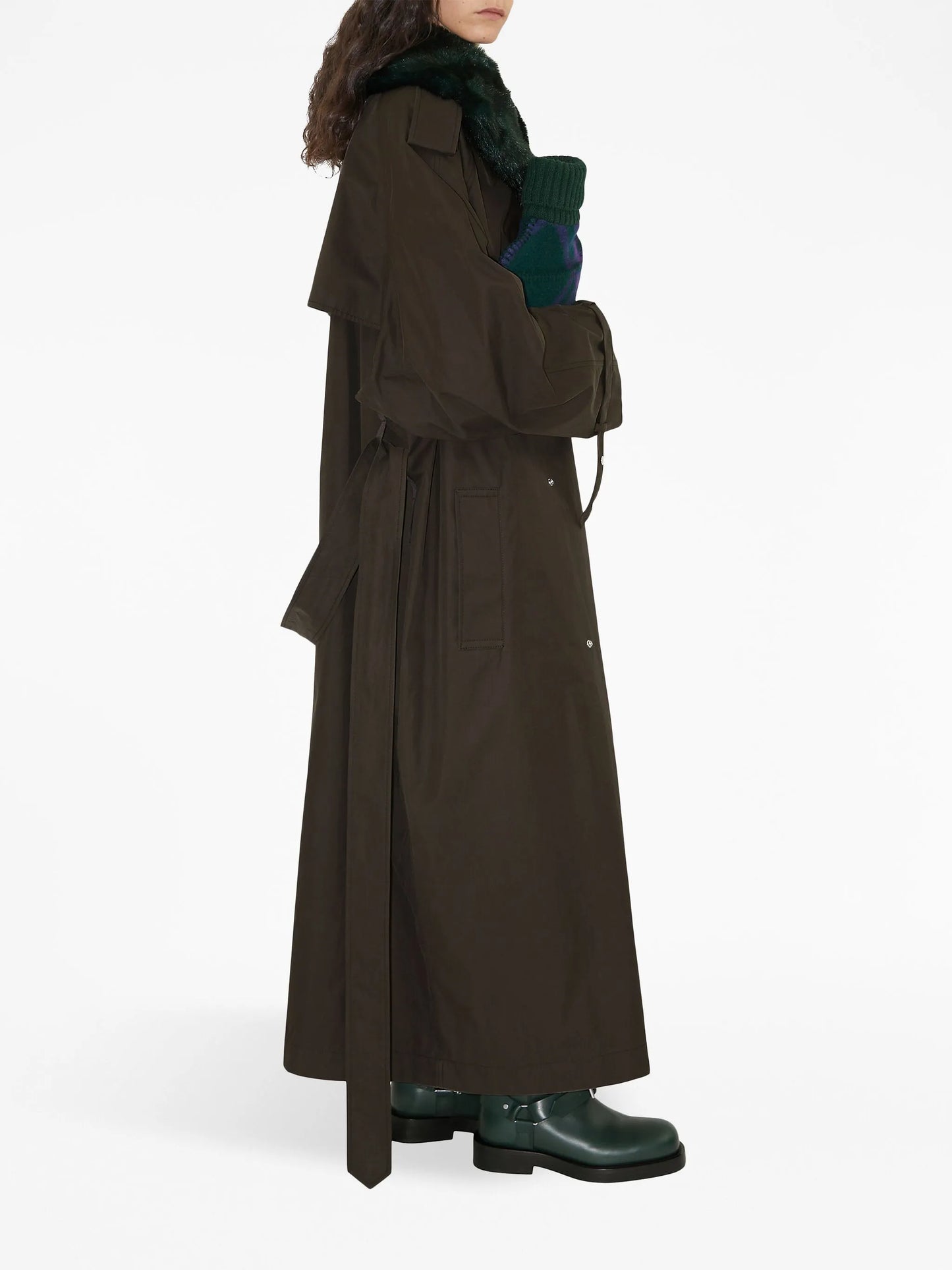 Kennington belted trench coat
