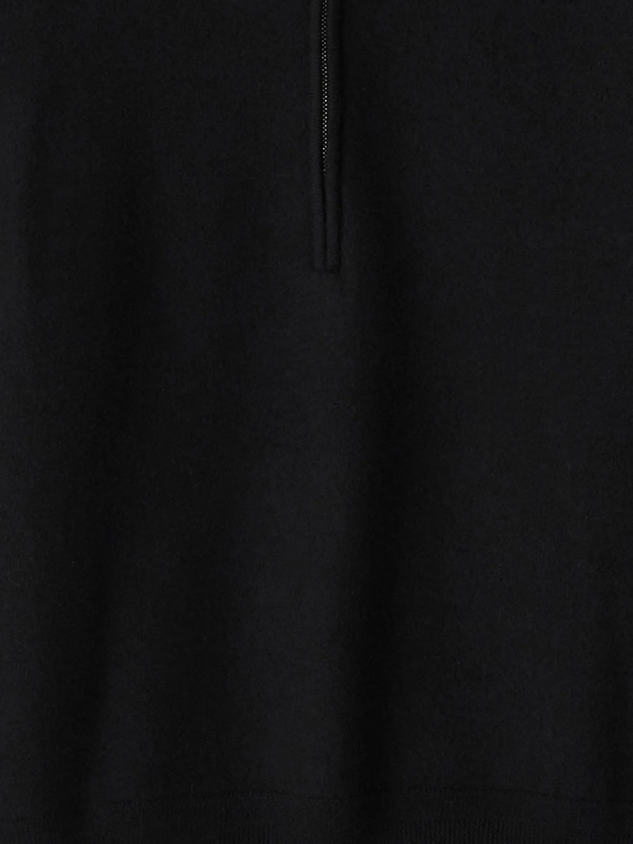 half-zip wool jumper