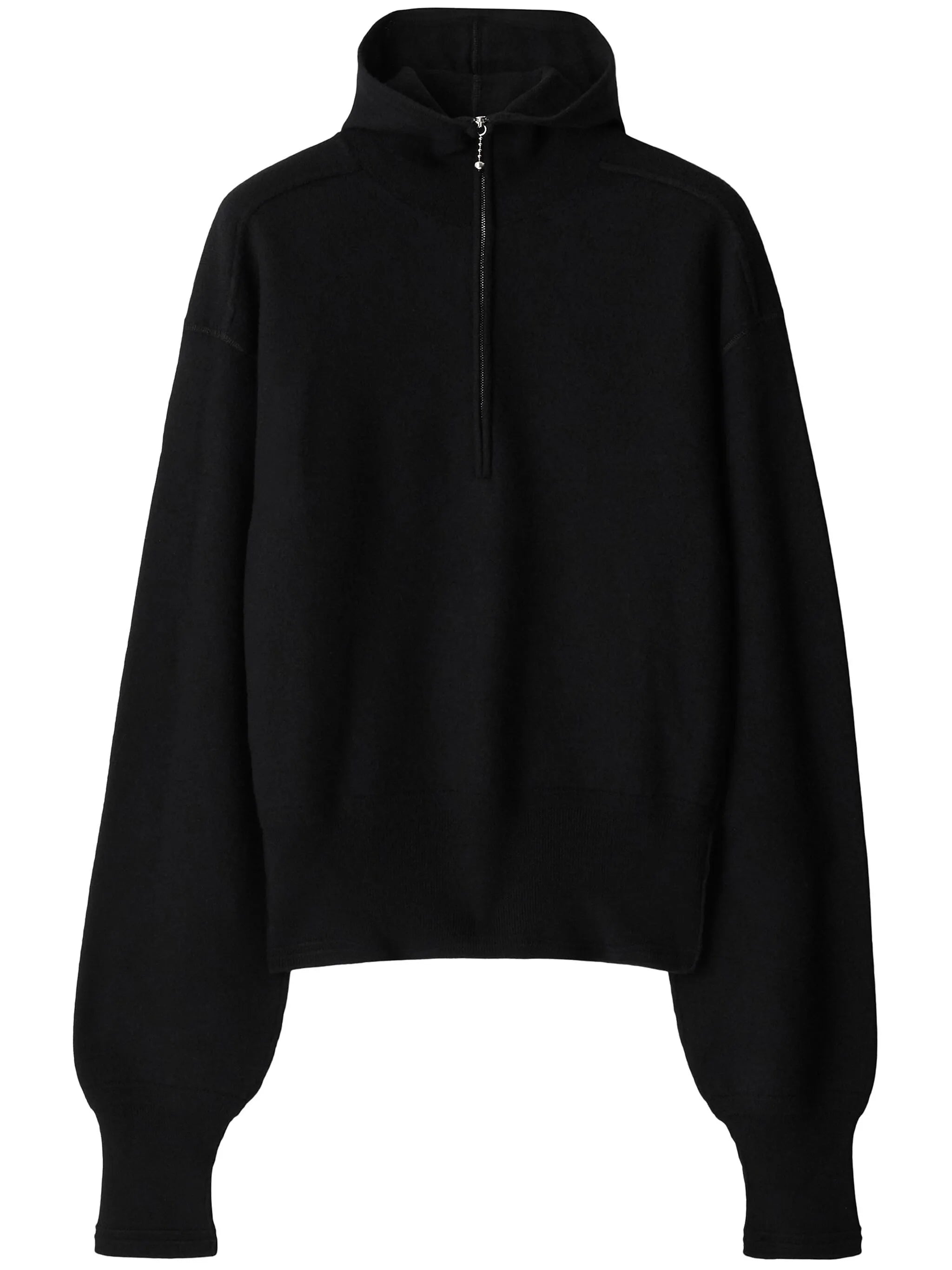 half-zip wool jumper