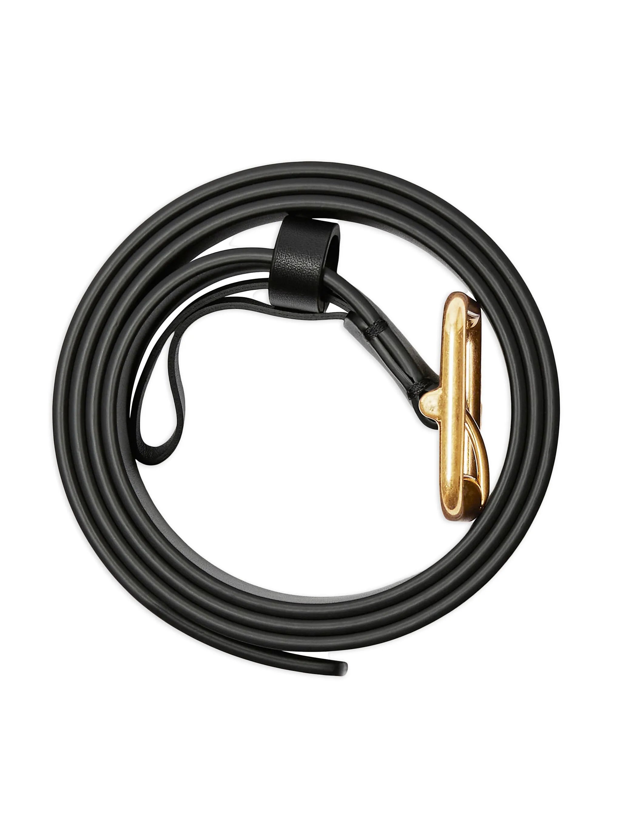 B Buckle leather belt