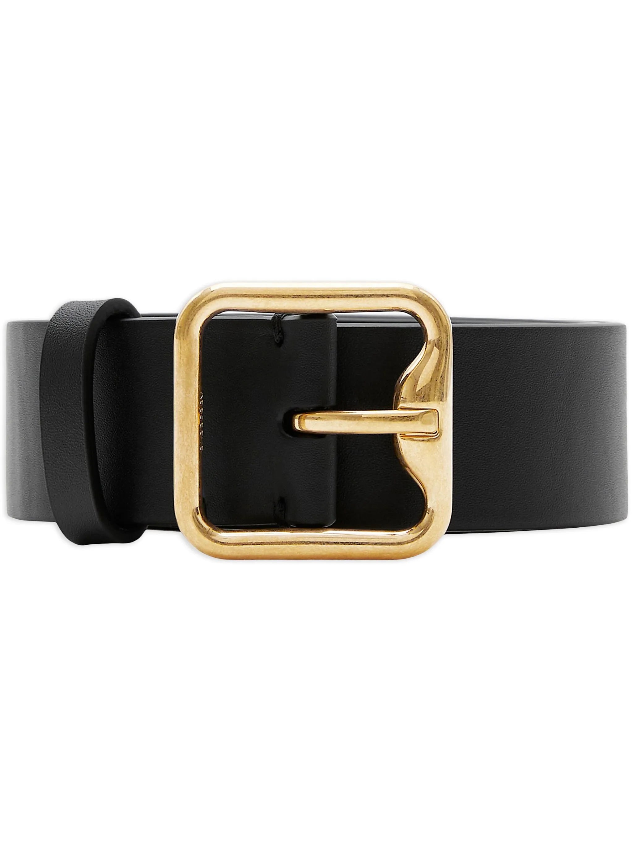 B Buckle leather belt